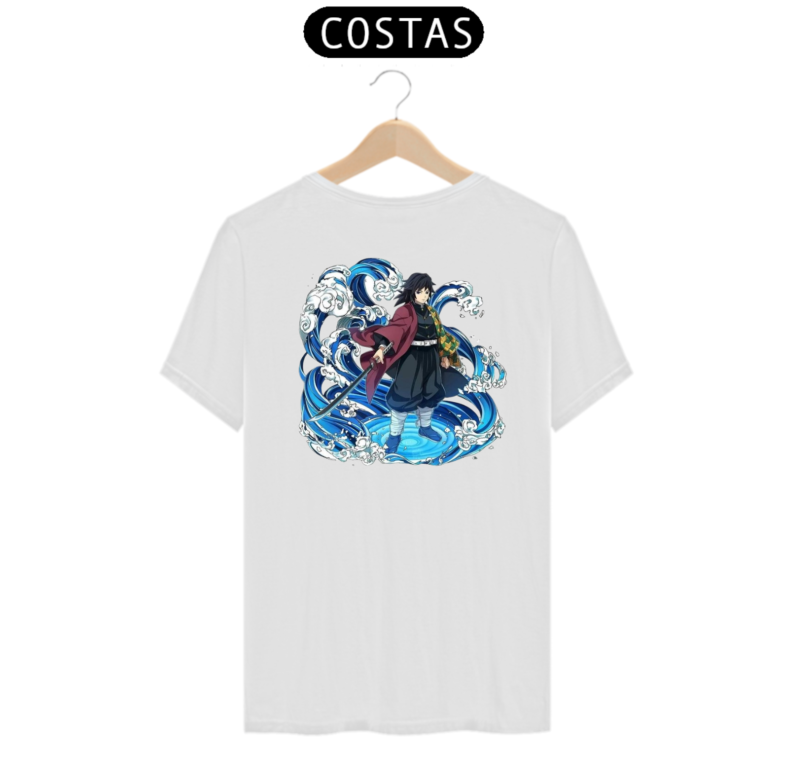 Nome do produto: Camiseta Giyu Tomioka | Pilar da Água | Demon Slayer