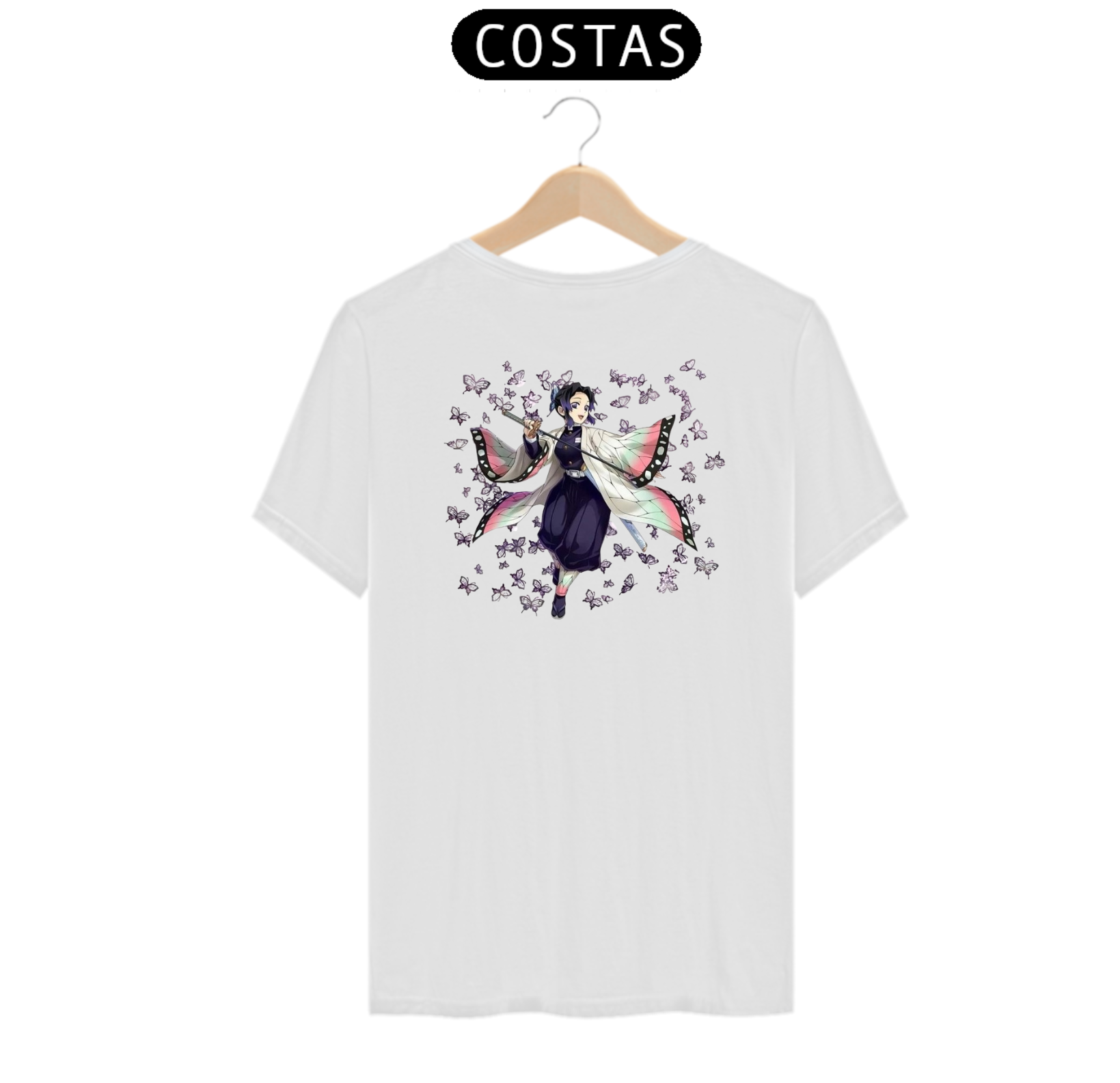 Nome do produto: Camiseta Shinobu Kocho | Pilar do Inseto | Demon Slayer