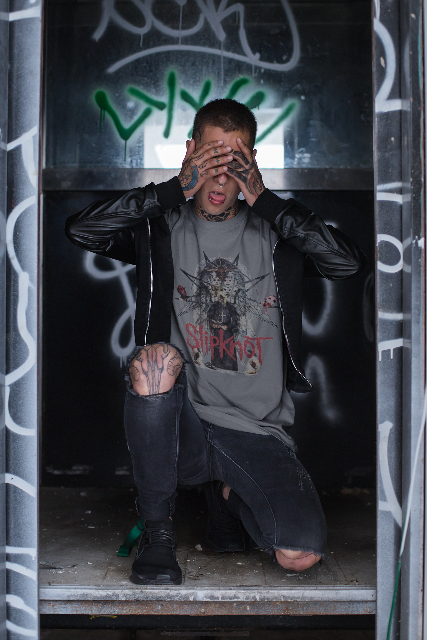 Nome do produto: T-shirt Slipknot Fãs In-Reverse