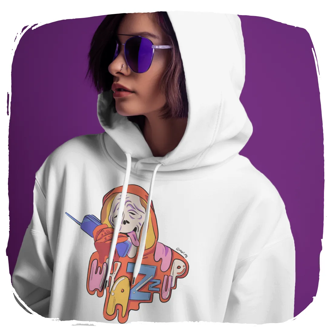 Nome do produto: Moletom Canguru Ellart Todo Mundo Em Panico What\'s up