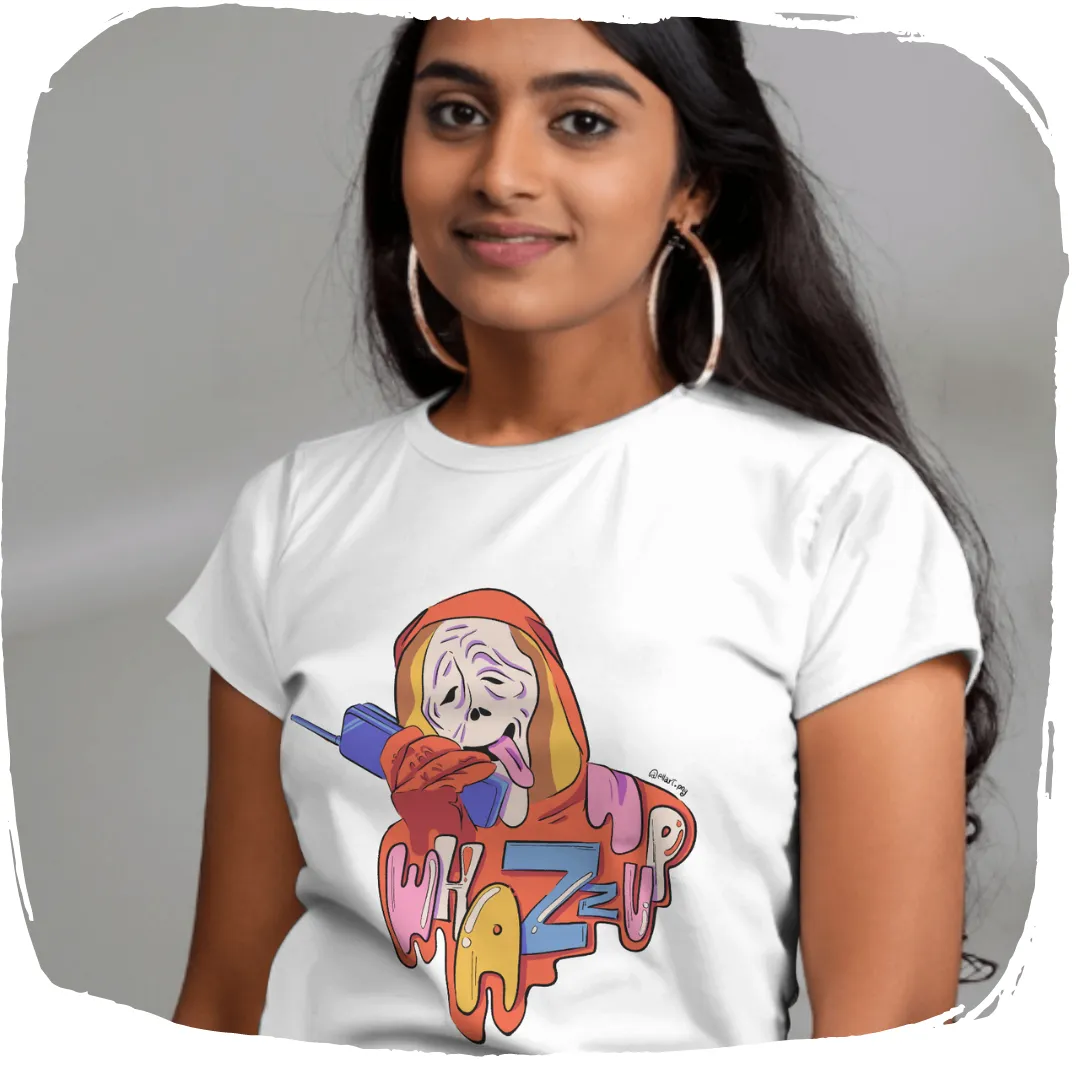 Nome do produto: Camisa Baby Long Ellart Todo Mundo Em Panico What\'s up