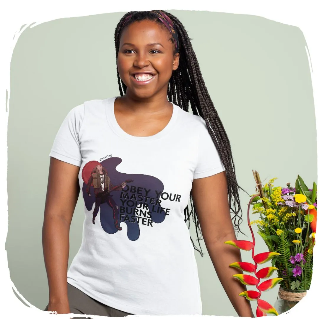 Nome do produto: Camisa Baby Long Ellart Eddie Munson Stranger Things Metallica