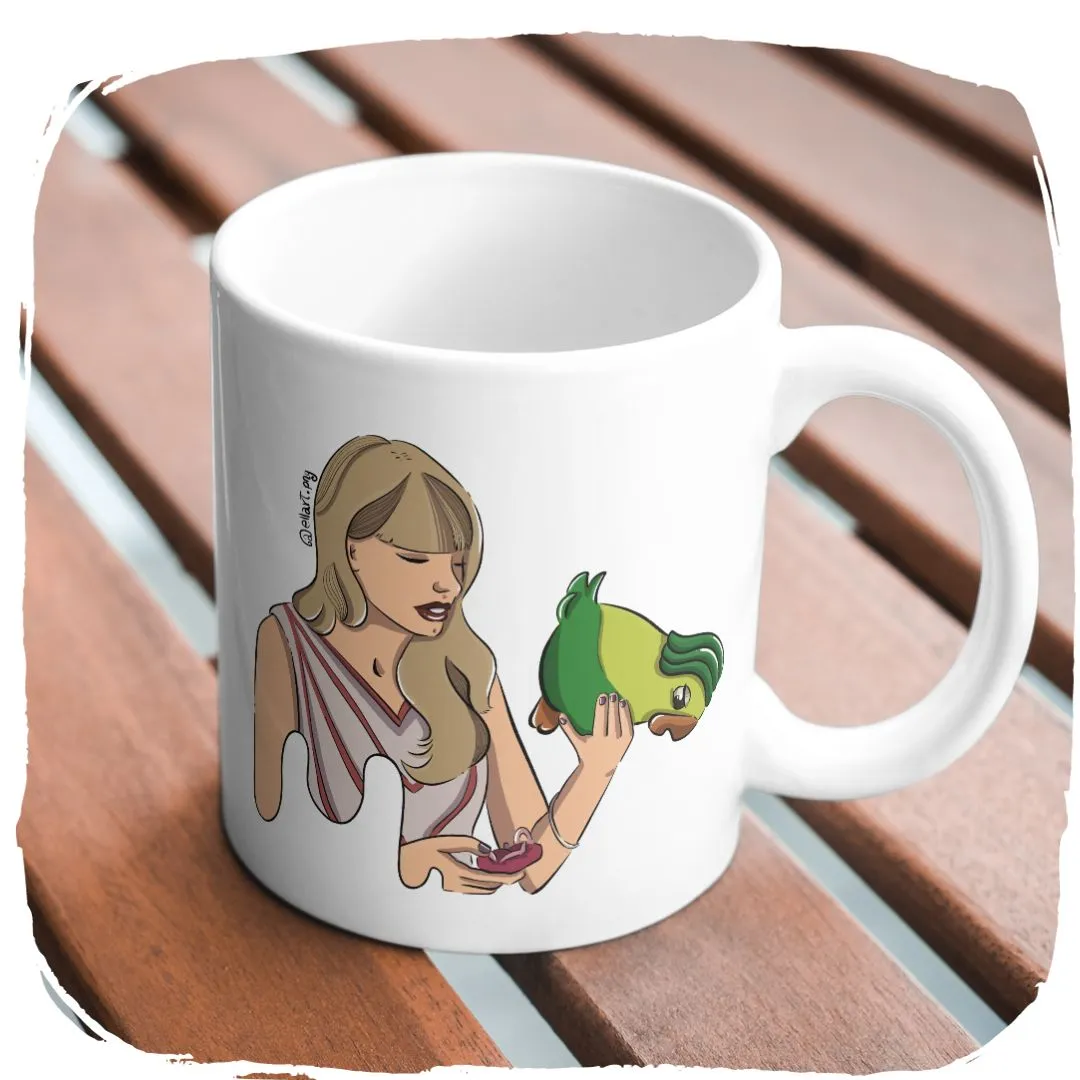 Nome do produto: Caneca 320ml Ellart Taylor Swift e Louro José