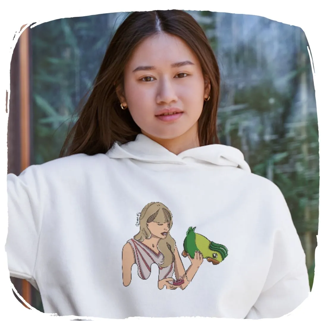 Nome do produto: Moletom Canguru Ellart Taylor Swift Louro José