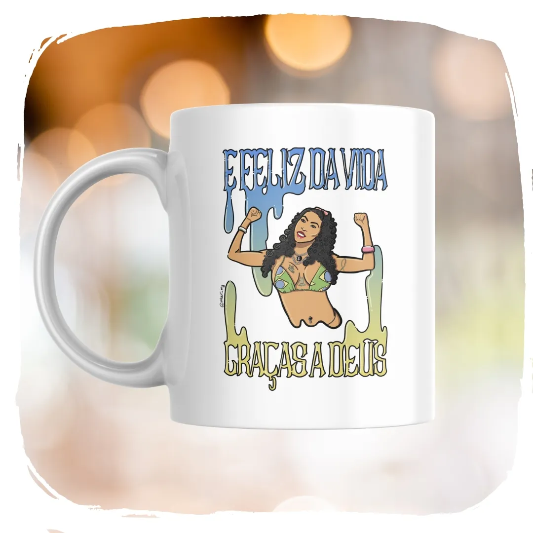 Nome do produto: Caneca 320ml Ellart Ines Brasil