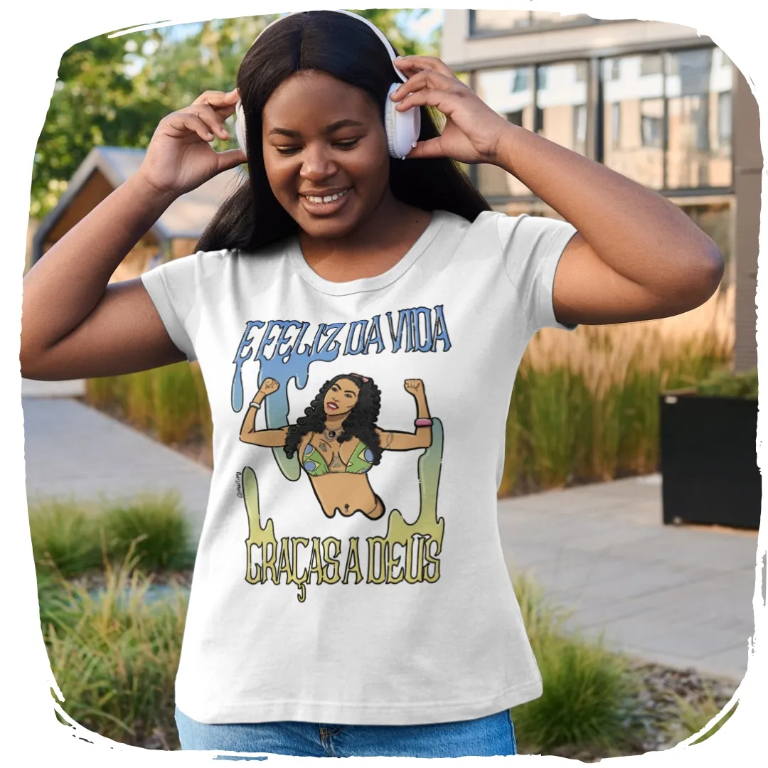 Nome do produto: Camisa Baby Long Ellart Ines Brasil Meme Camiseta Estampada