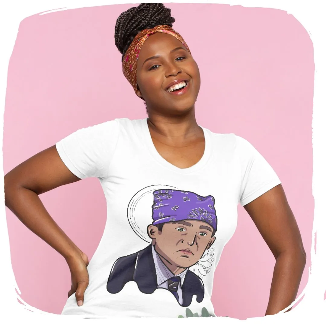 Nome do produto: Camisa Baby Long Ellart Prision Mike The Office