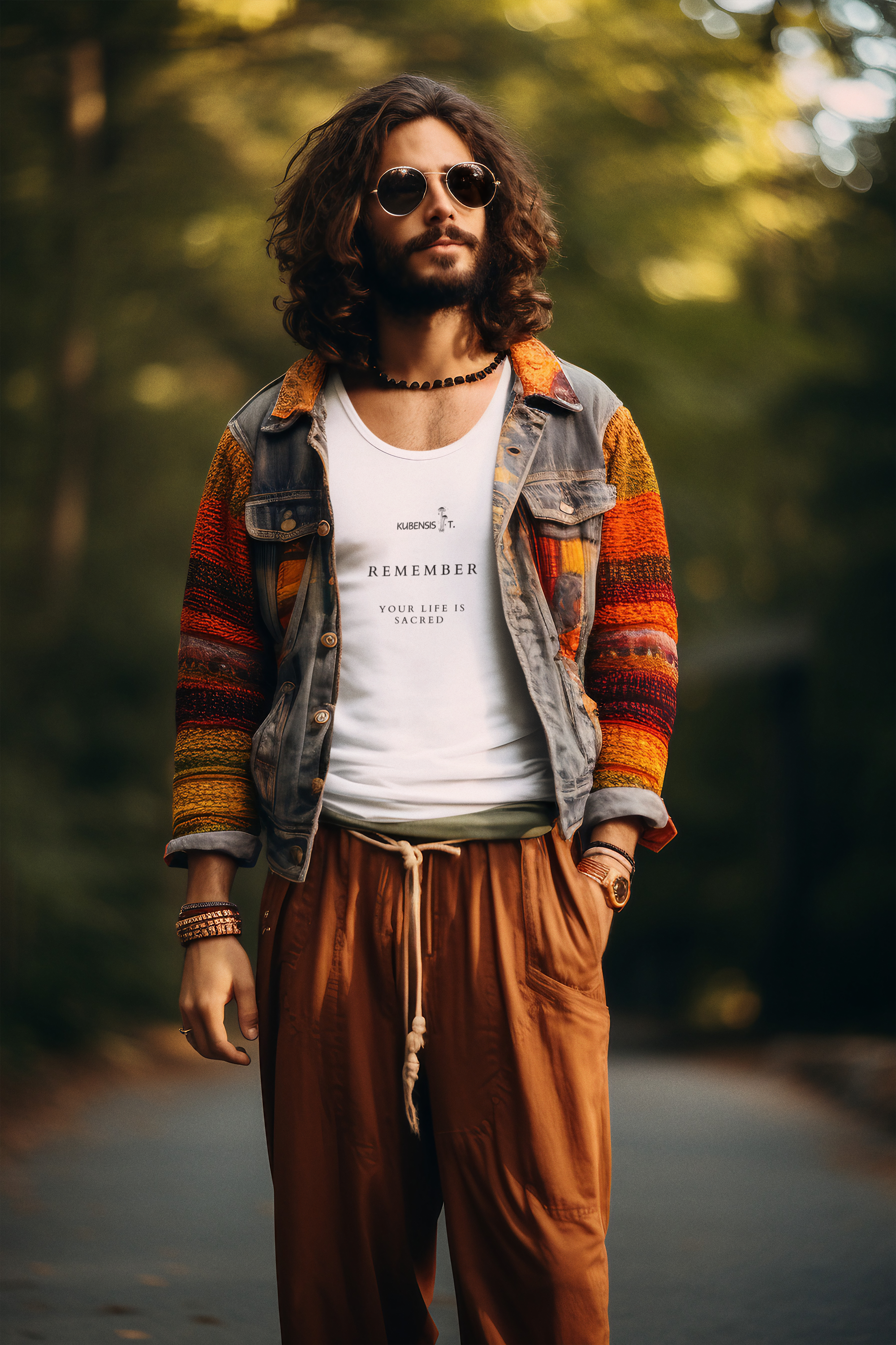 Nome do produto: Regata Remember Your Life Is Sacred