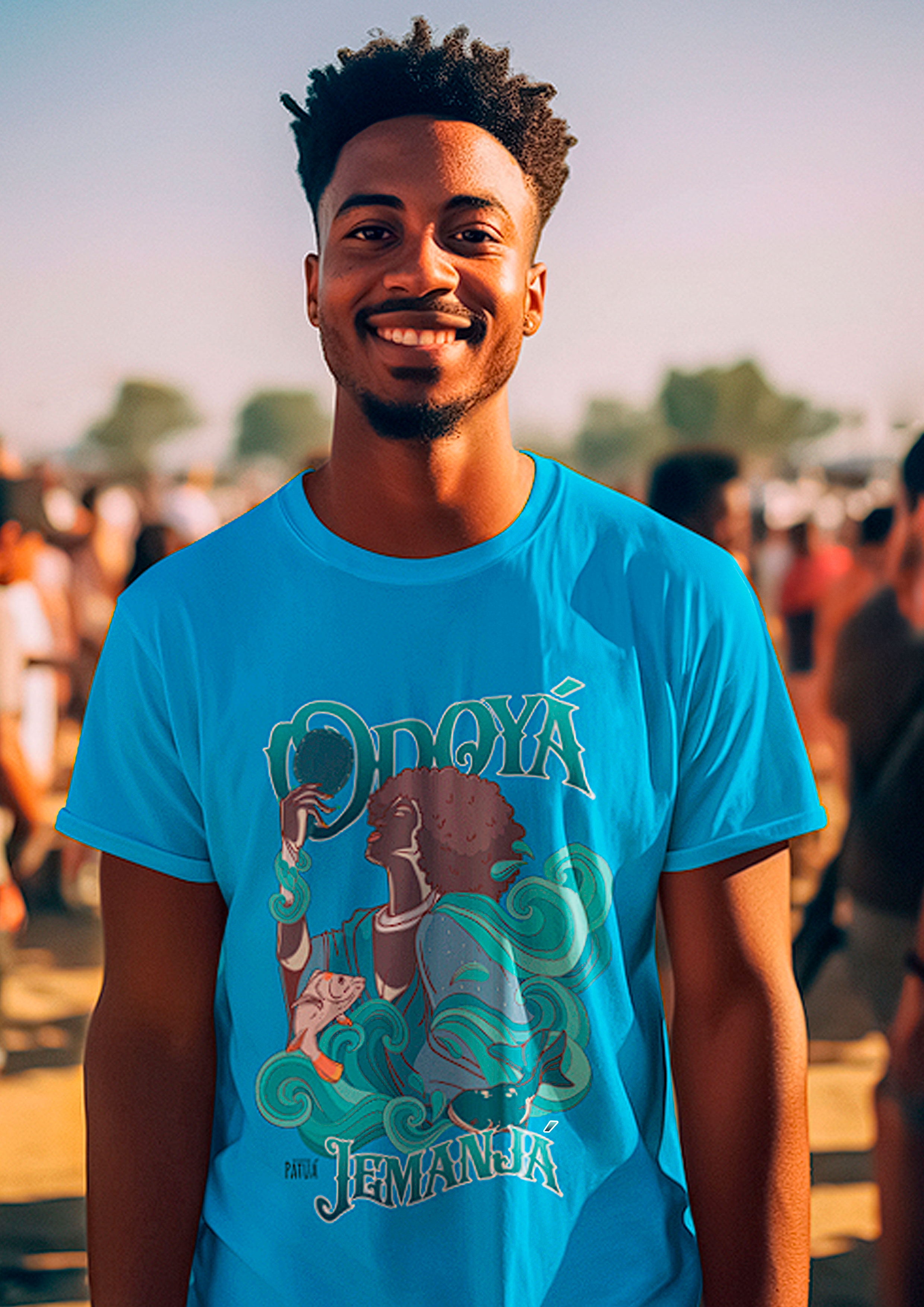 Nome do produto: Coleção Orixás & Entidades - T-Shirt Classic Iemanjá