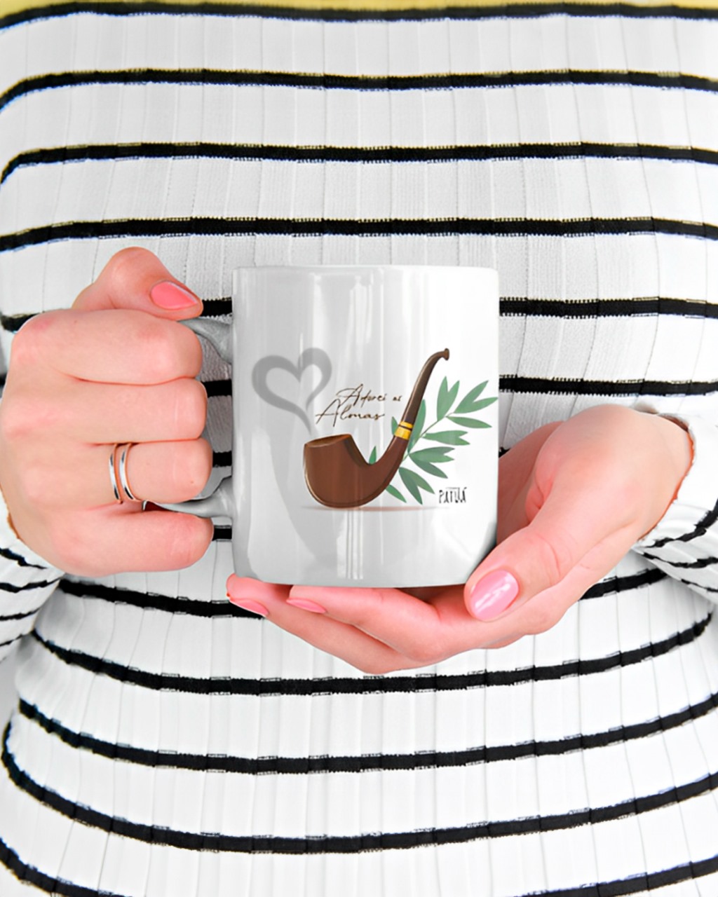 Nome do produto: Coleção Símbolos & Elementos - Caneca Preto-Velho