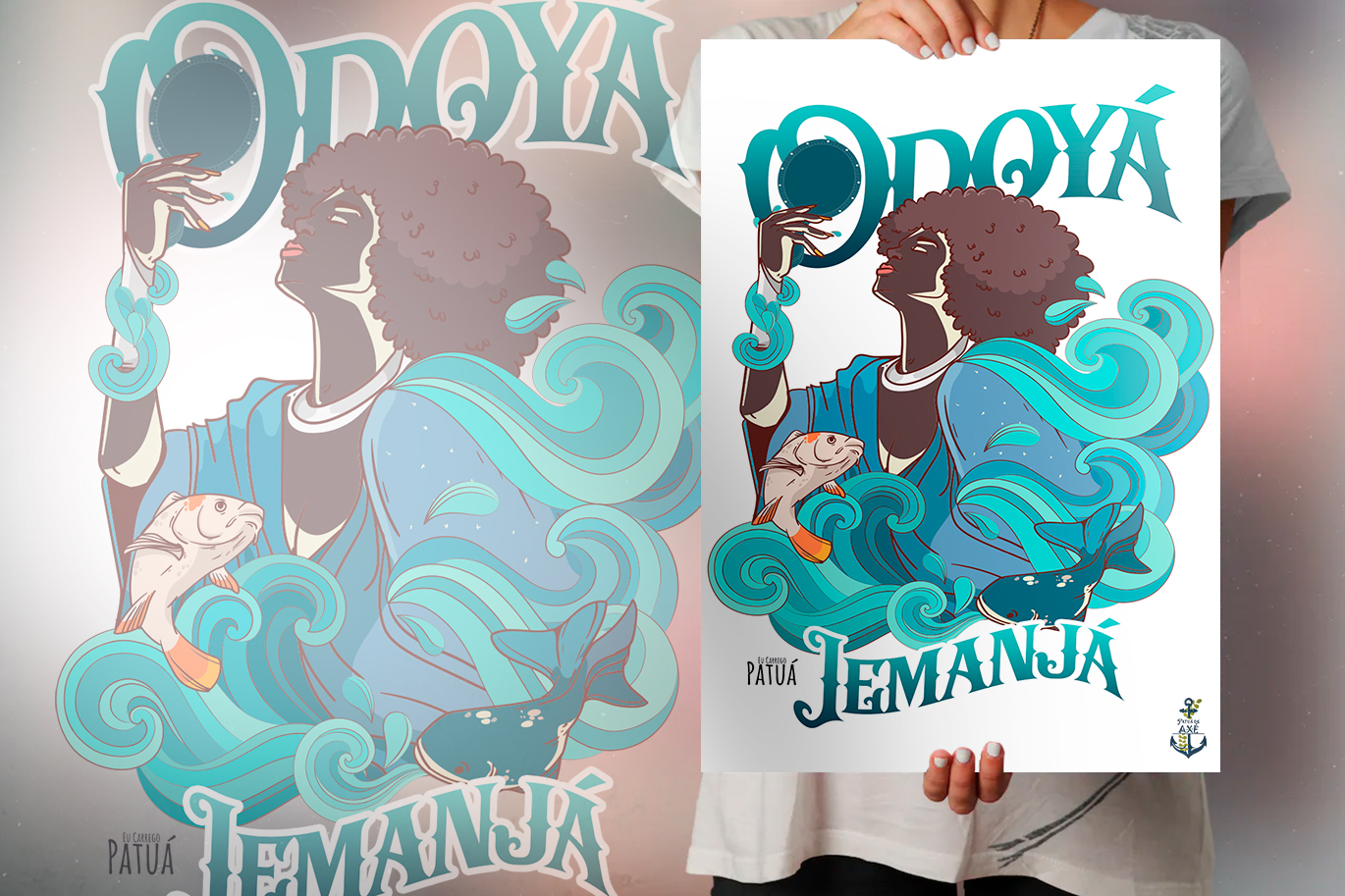 Nome do produto: Pôster Coleção Orixás & Entidades - Iemanjá