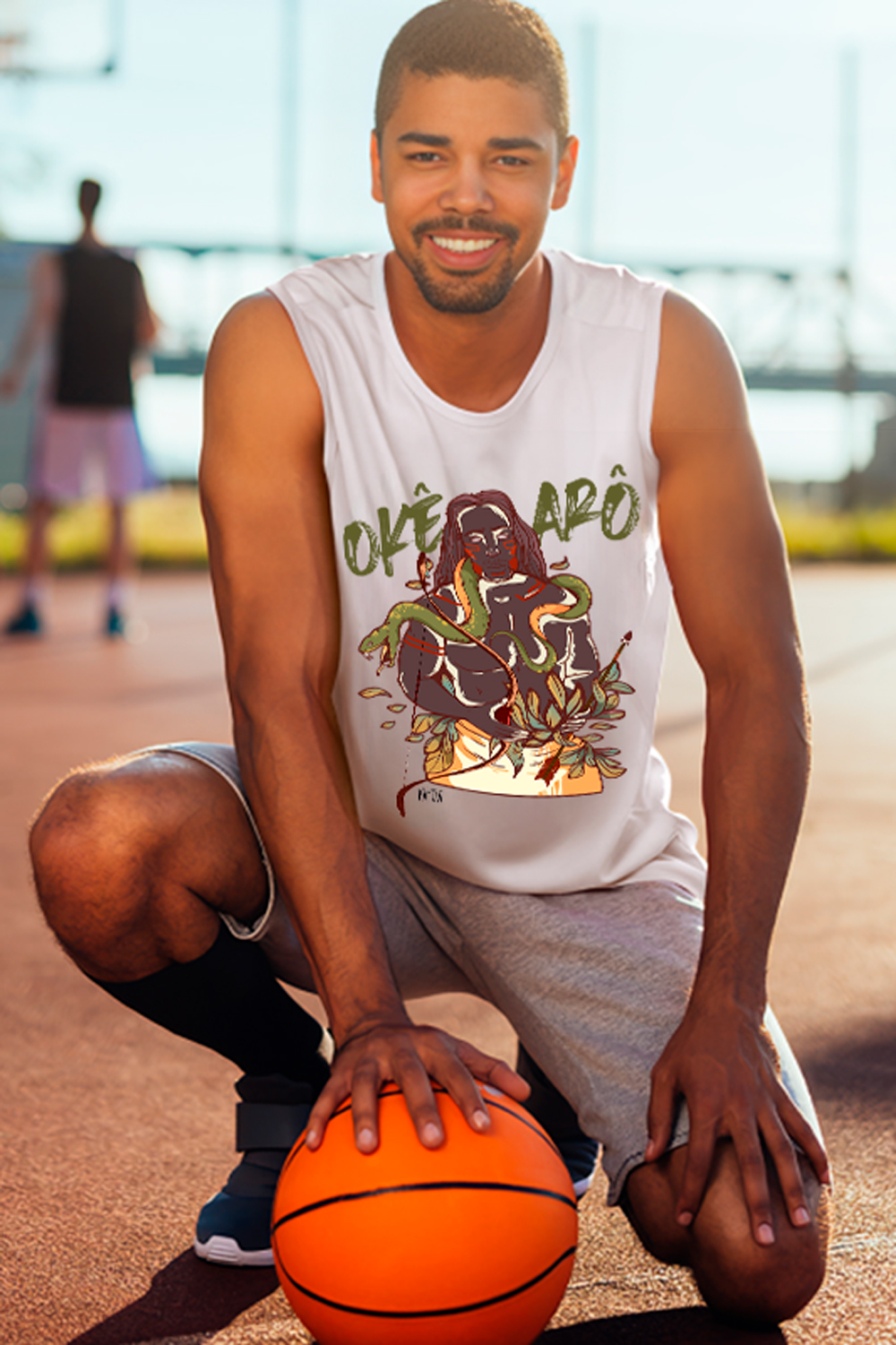 Nome do produto: Coleção Orixás & Entidades - Regata Oxóssi