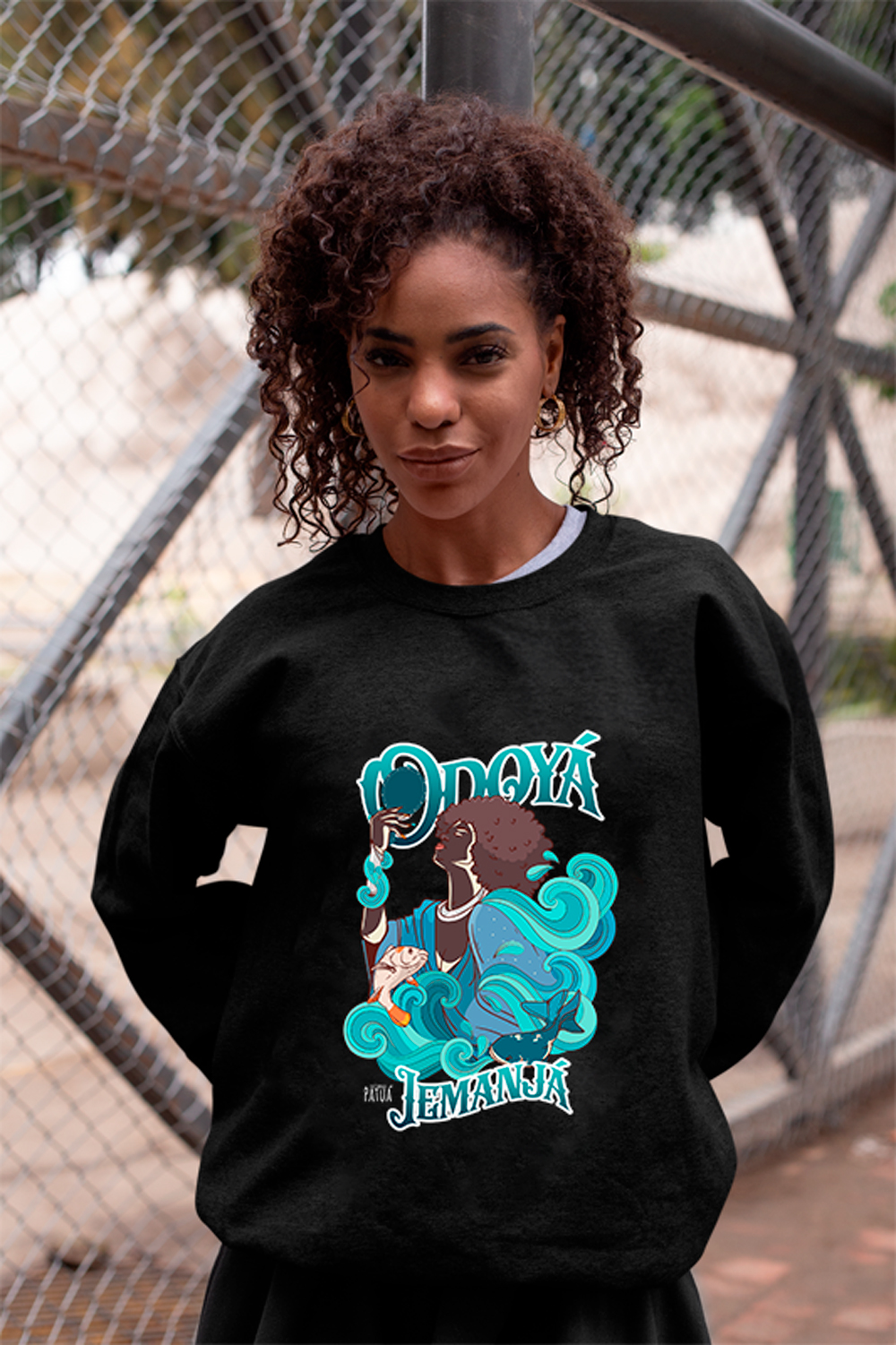 Nome do produto: Coleção Orixás & Entidades - Moletom Fechado Iemanjá