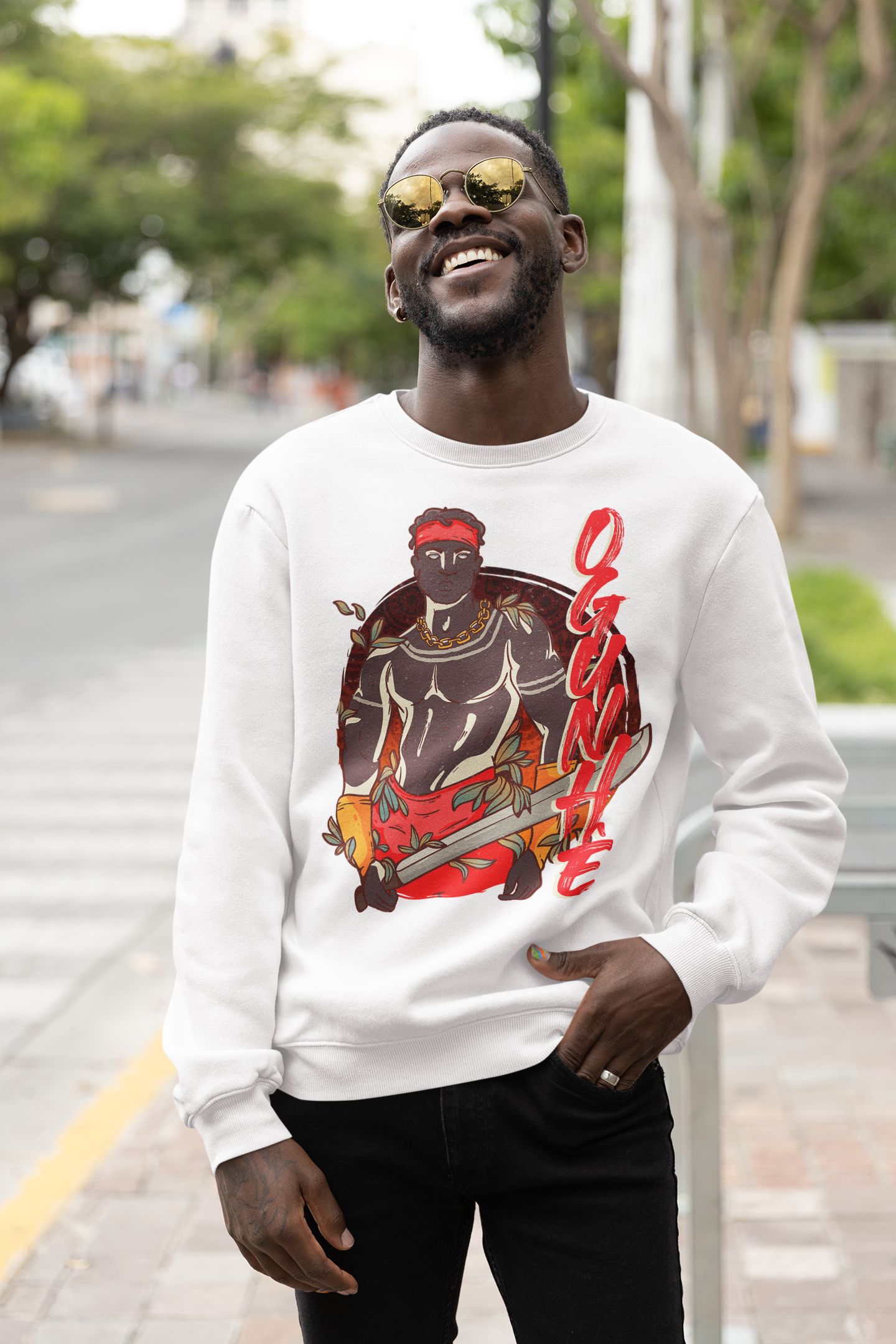 Nome do produto: Coleção Orixás & Entidades - Moletom Fechado Ogum