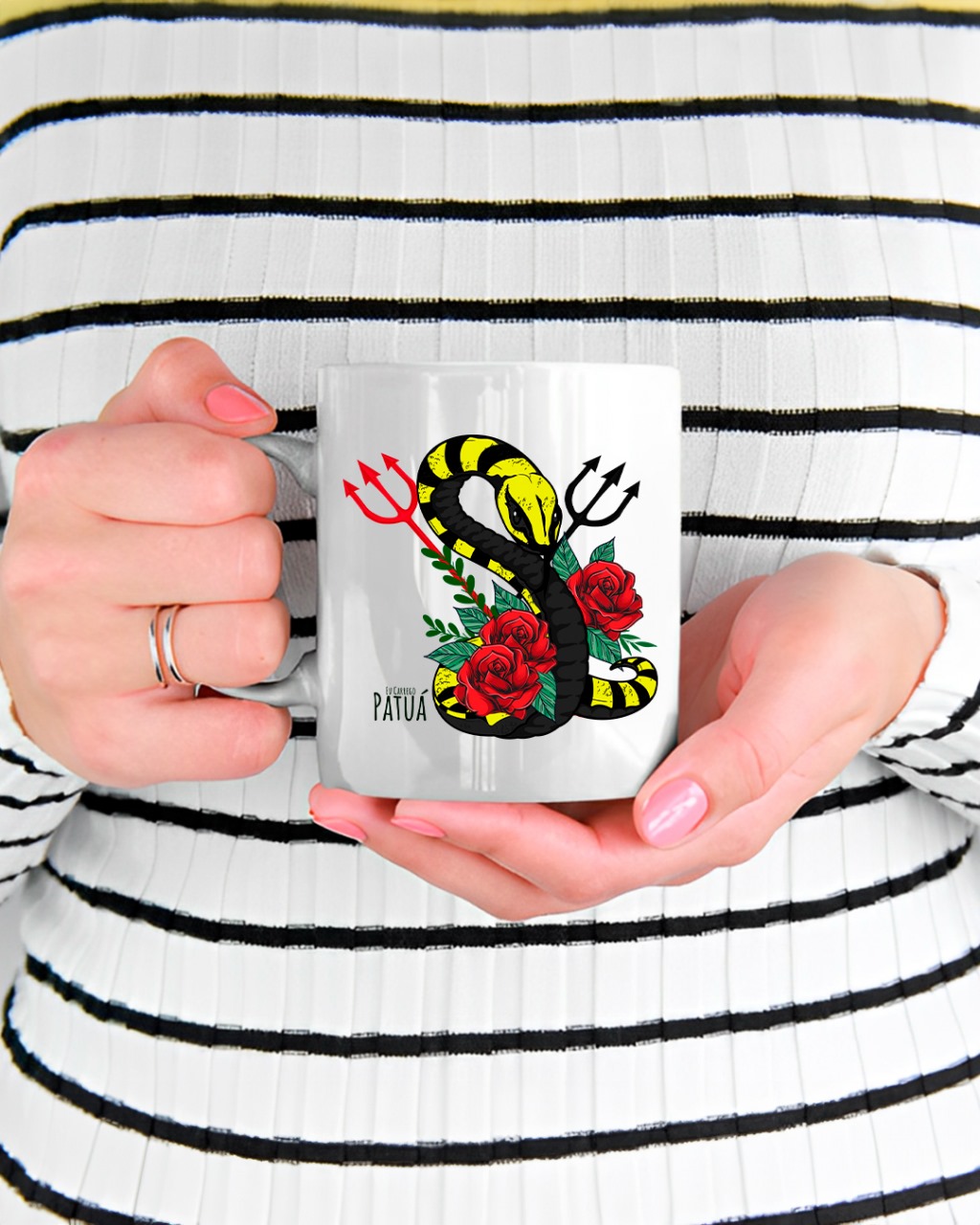 Nome do produto: Coleção Símbolos & Elementos - Caneca Pombogira