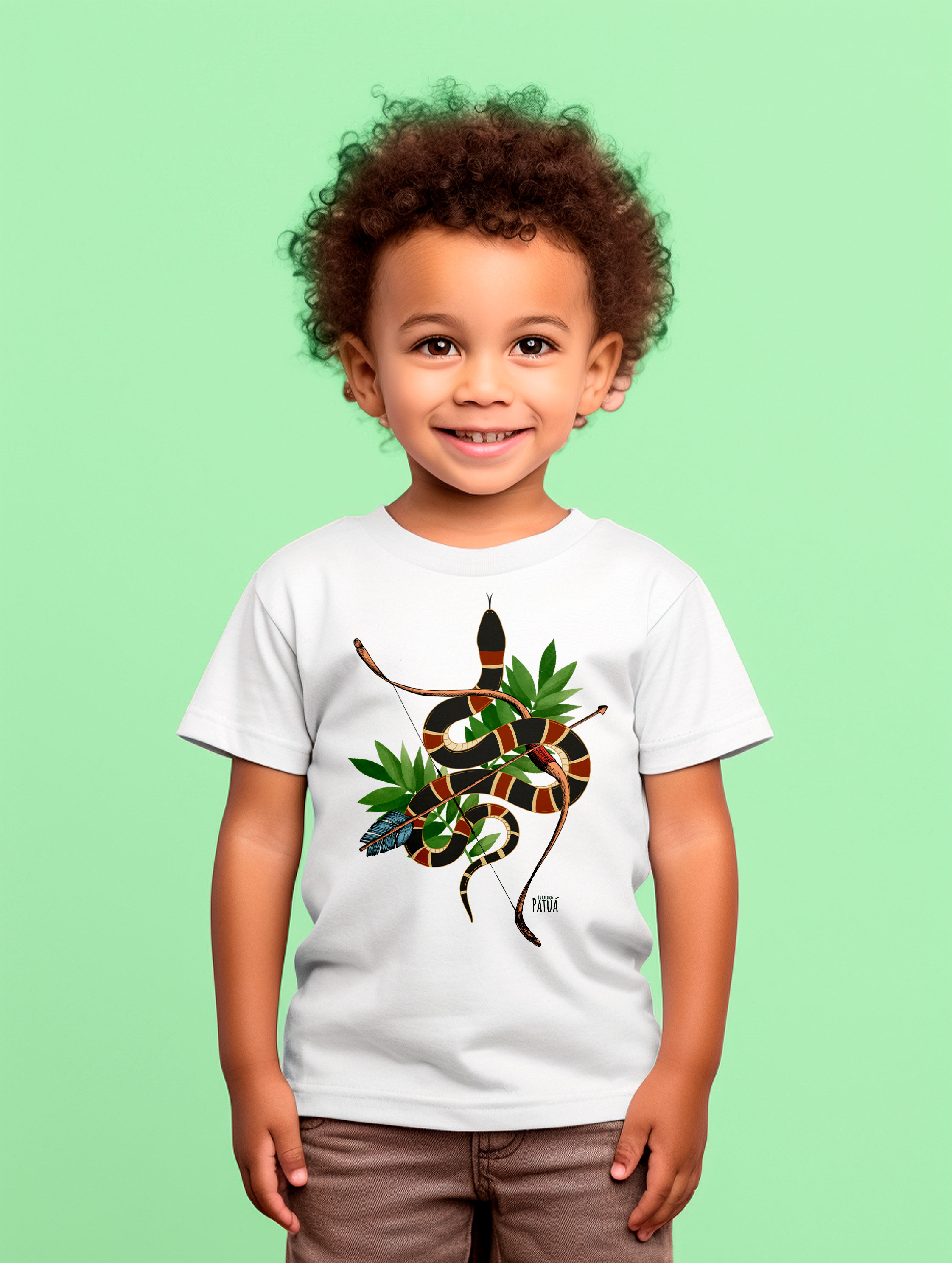 Nome do produto: Coleção Símbolos & Elementos - Classic Infantil Caboclo Cobra Coral