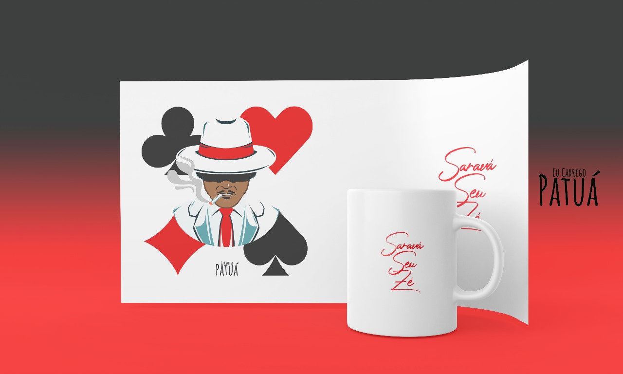 Nome do produto: Coleção Símbolos & Elementos - Caneca Termo Mágica Zé Pilintra