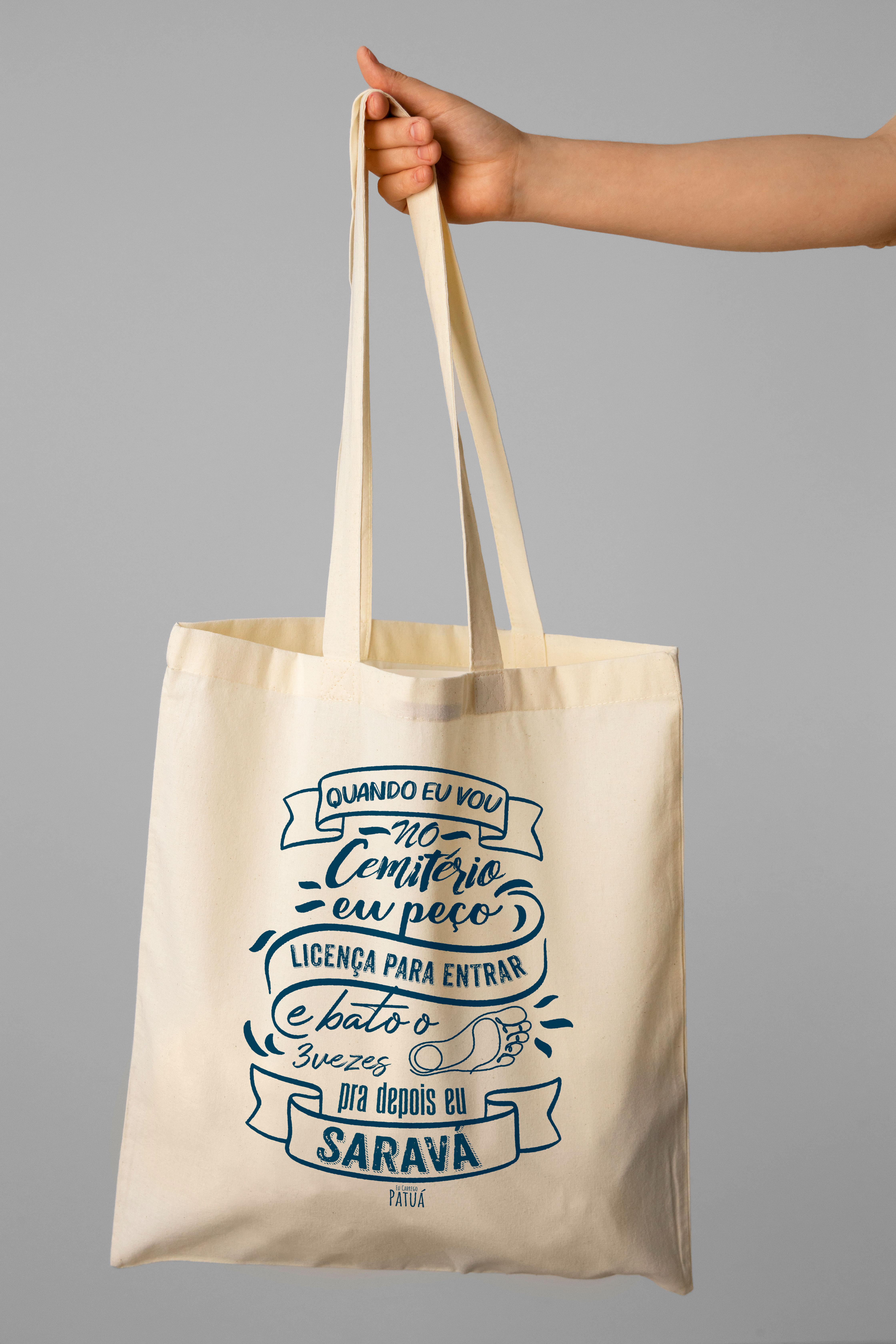 Nome do produto: Coleção Ponto Cantado - Ecobag Exu