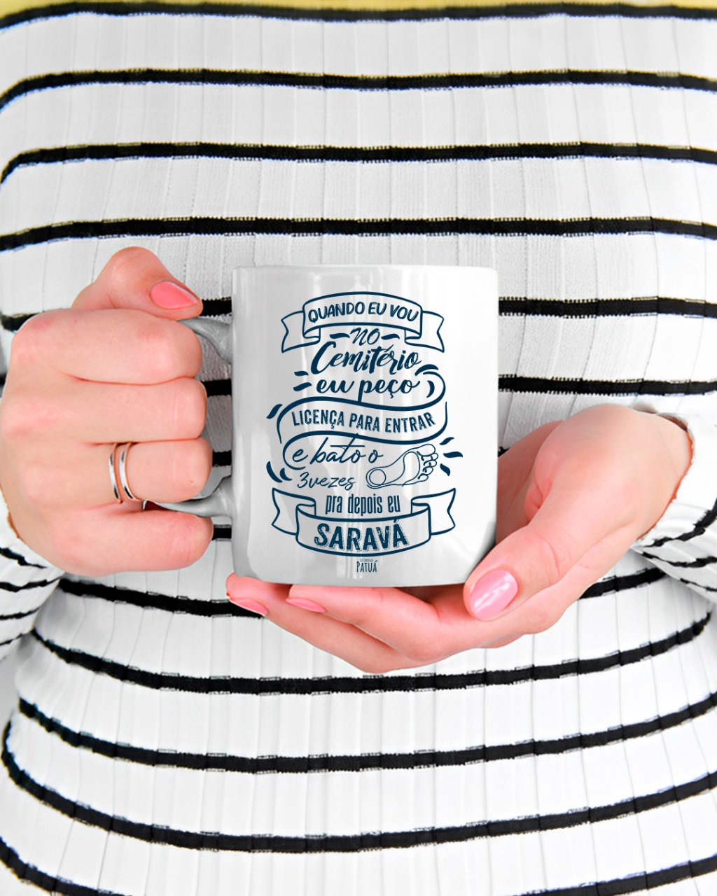 Nome do produto: Coleção Ponto Cantado - Caneca Exu