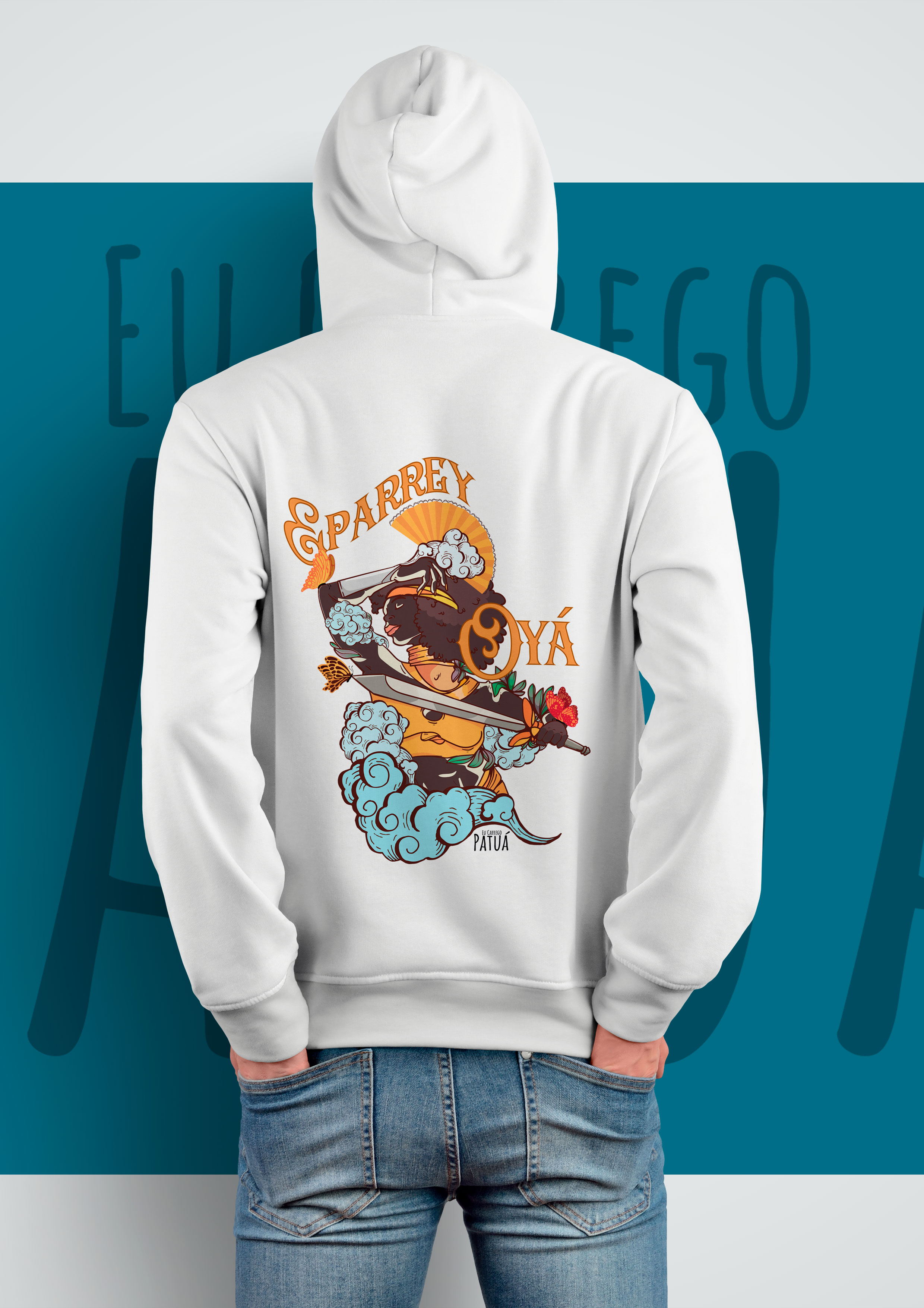 Nome do produto: Coleção Orixás & Entidades - Moletom com Zíper Iansã