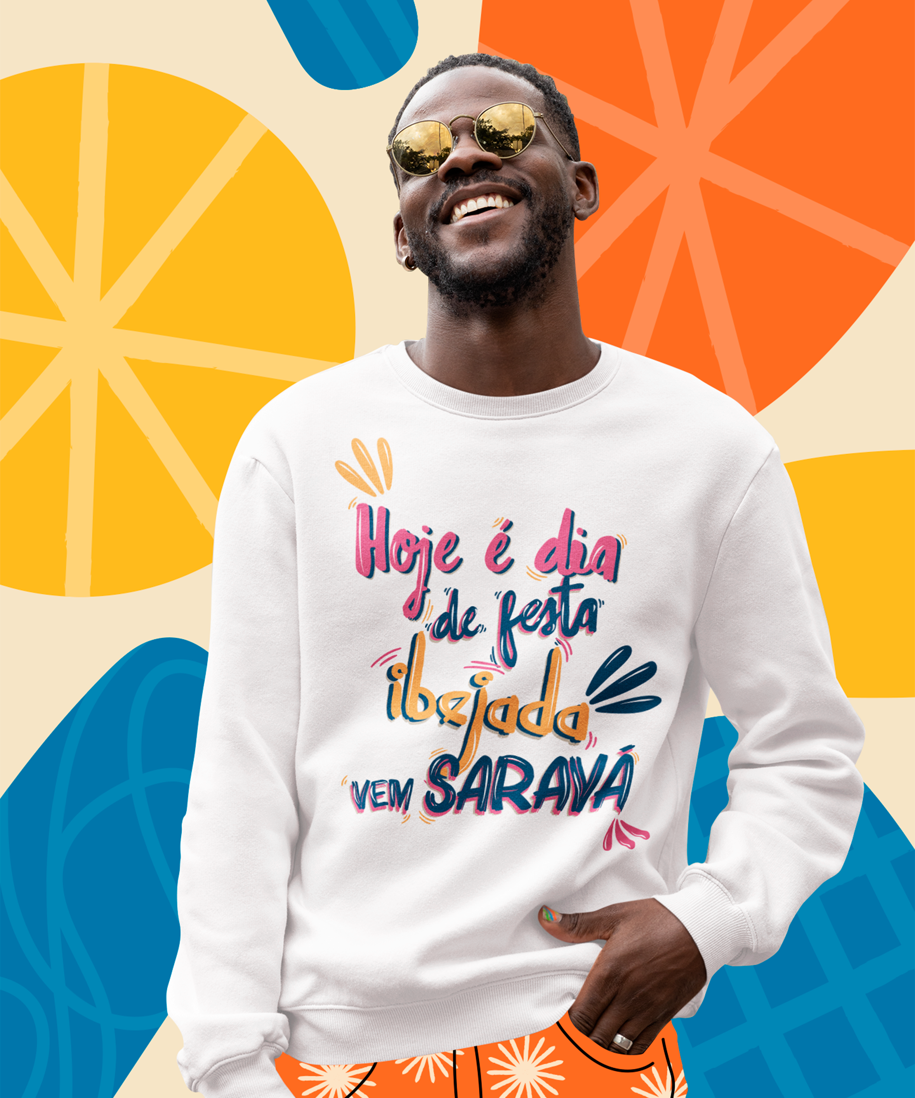 Nome do produto: Coleção Ponto Cantado - Moletom Fechado Ibejada