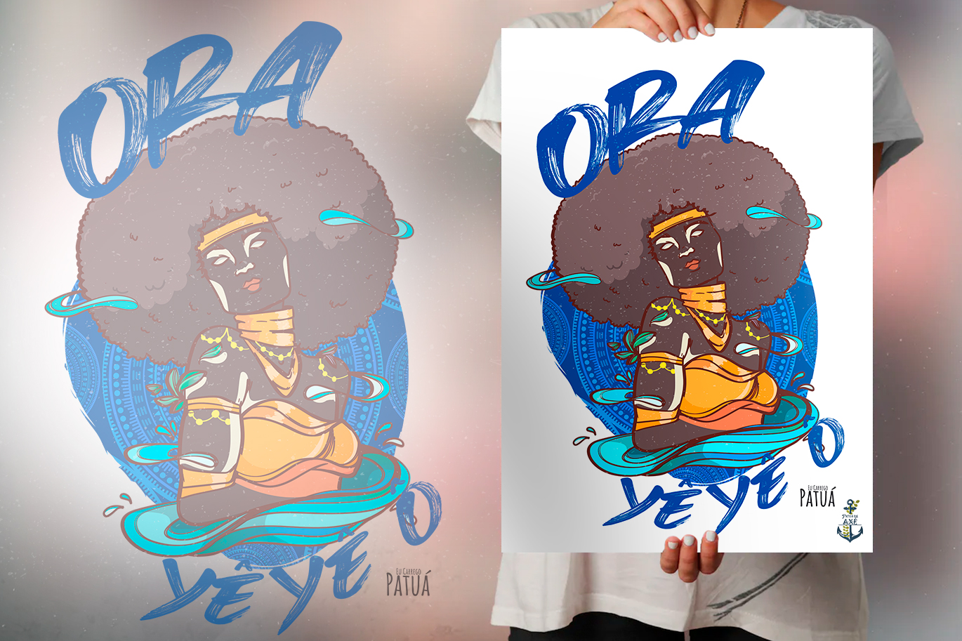 Nome do produto: Pôster Coleção Orixás & Entidades - Oxum