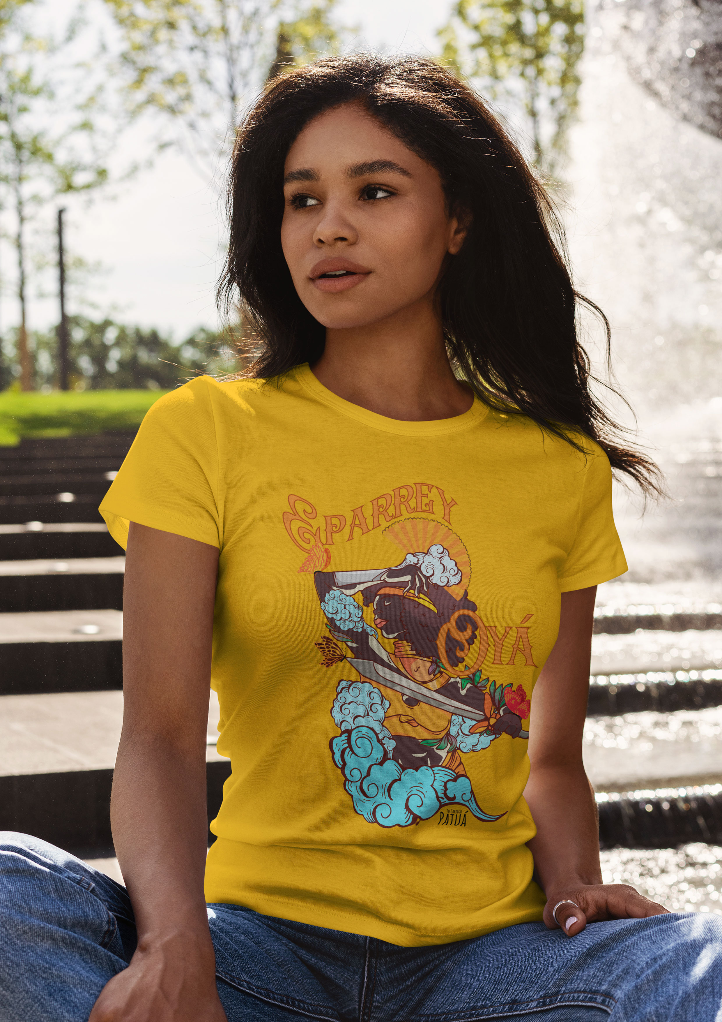 Nome do produto: Coleção Orixás & Entidades - Baby Long Frente Classic Iansã