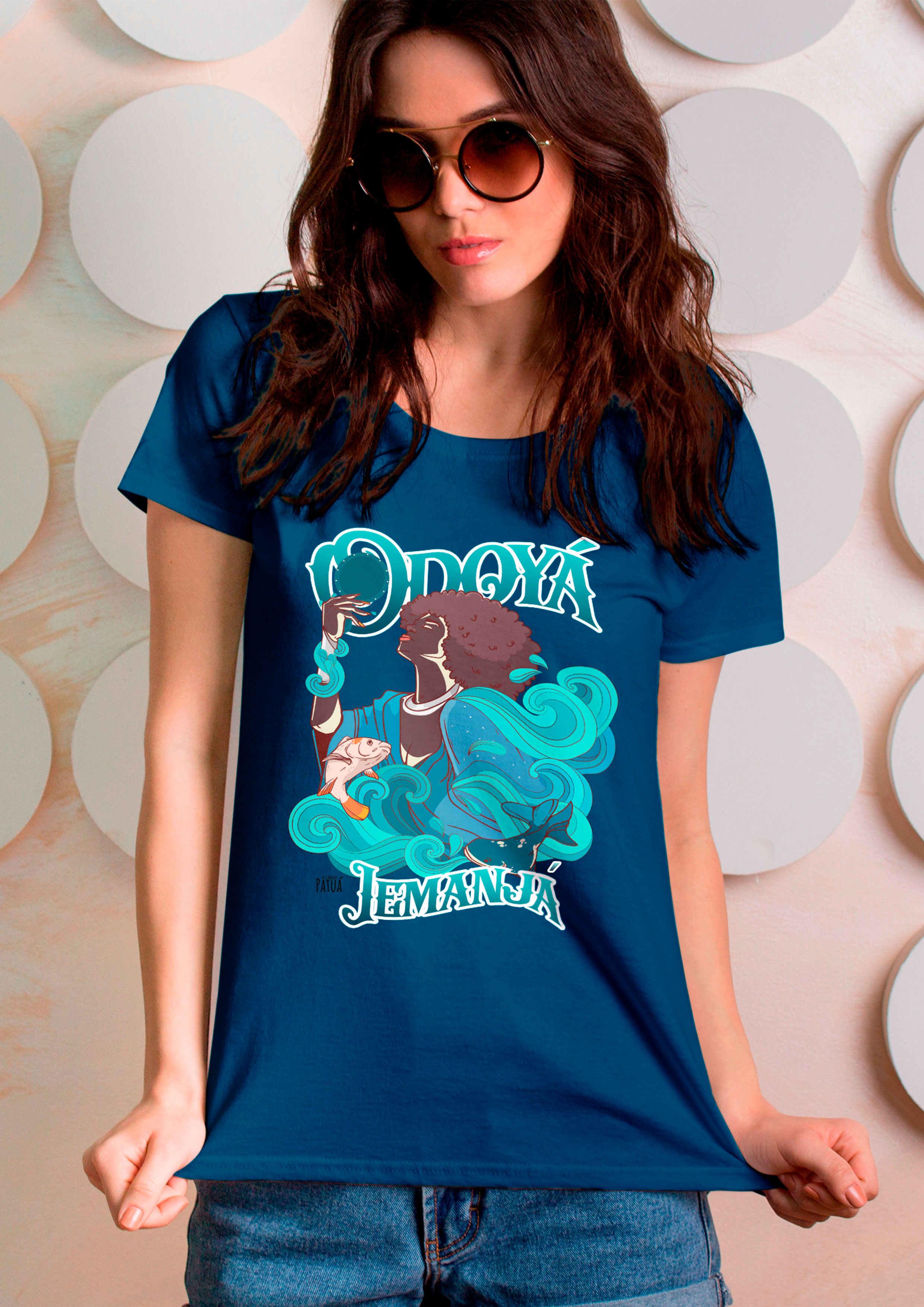 Nome do produto: Coleção Orixás & Entidades - Baby Long Frente Classic Iemanjá