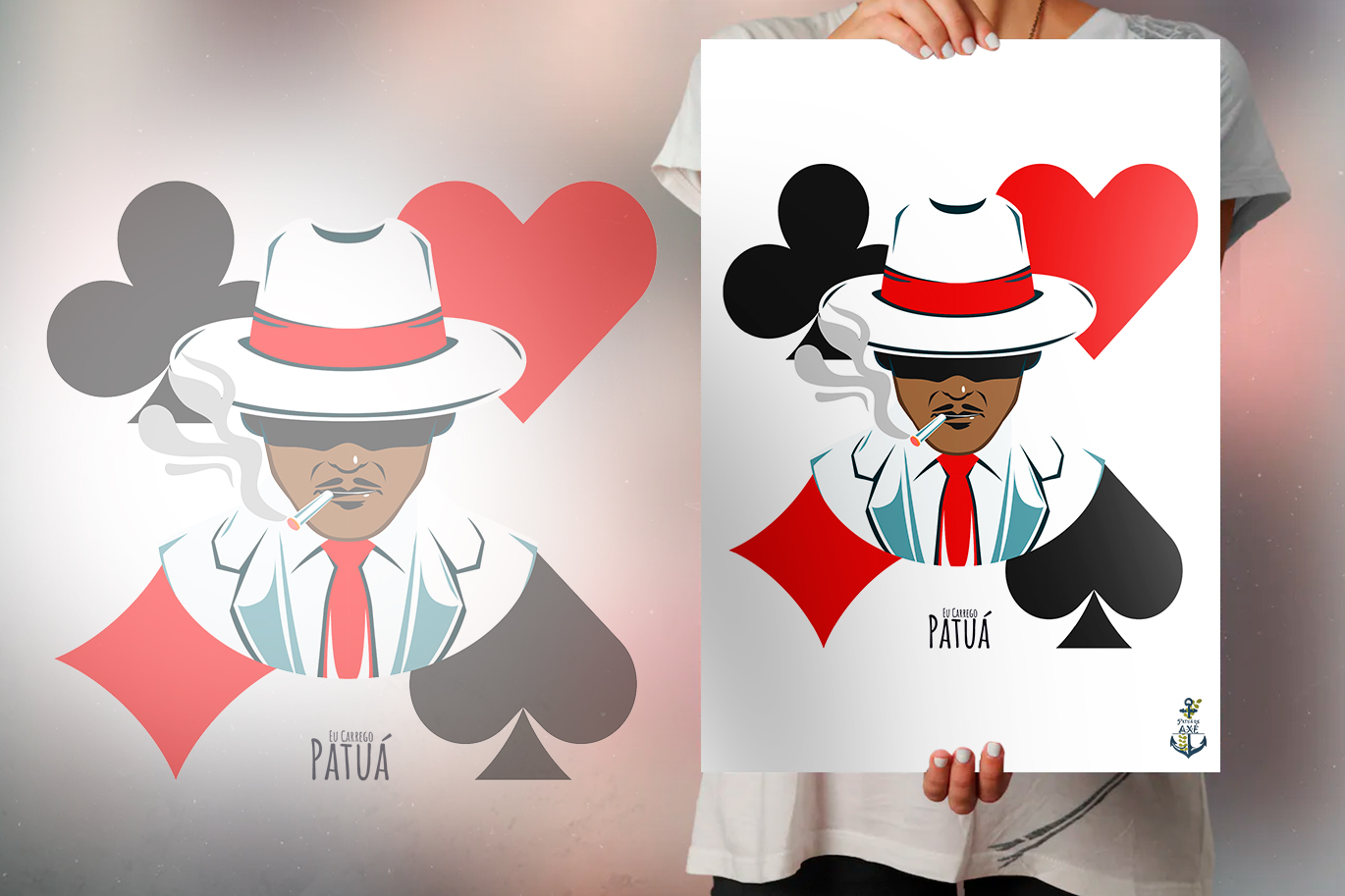 Nome do produto: Pôster Coleção Orixás & Entidades - Zé Pilintra