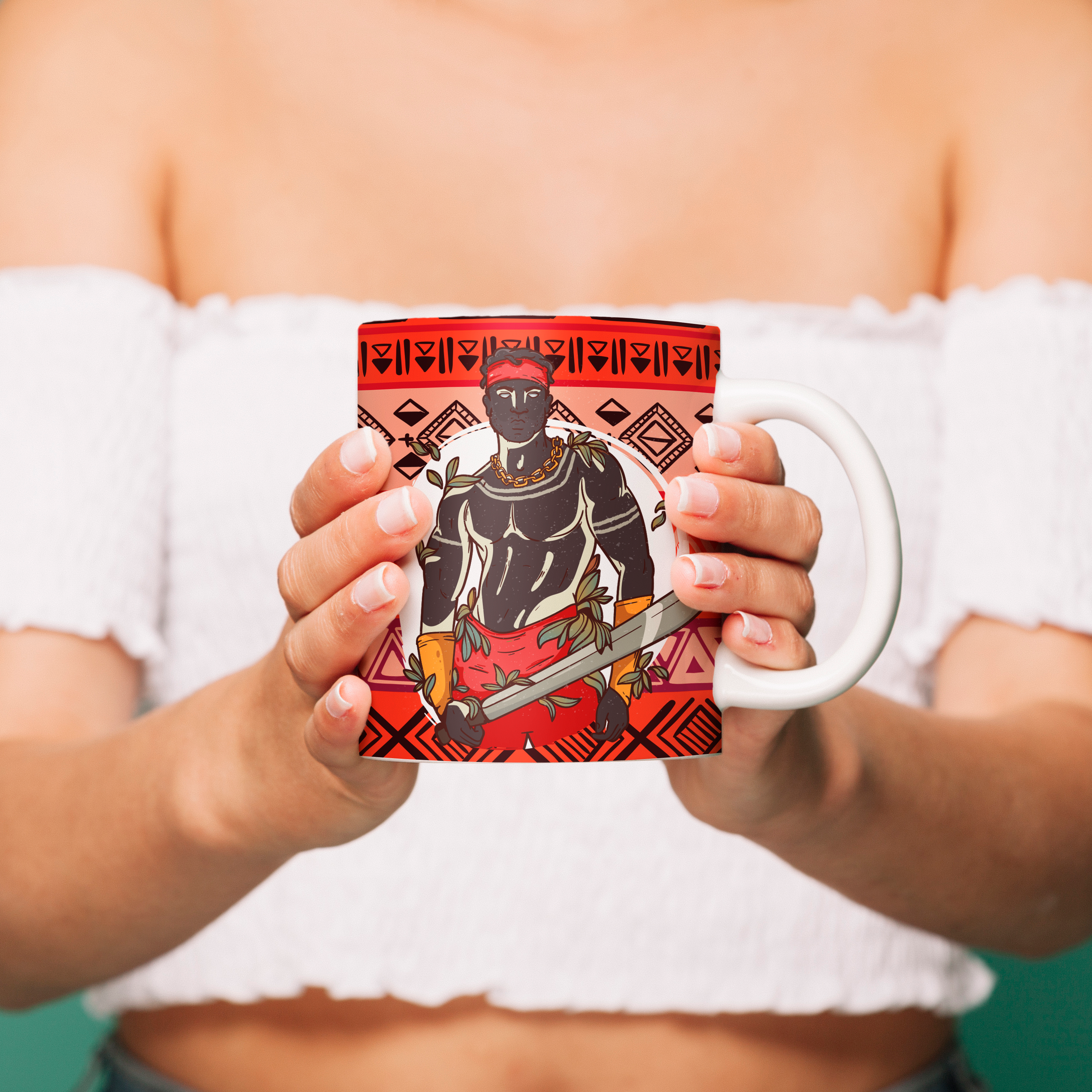 Nome do produto: Coleção Orixás & Entidades - Caneca Ogun