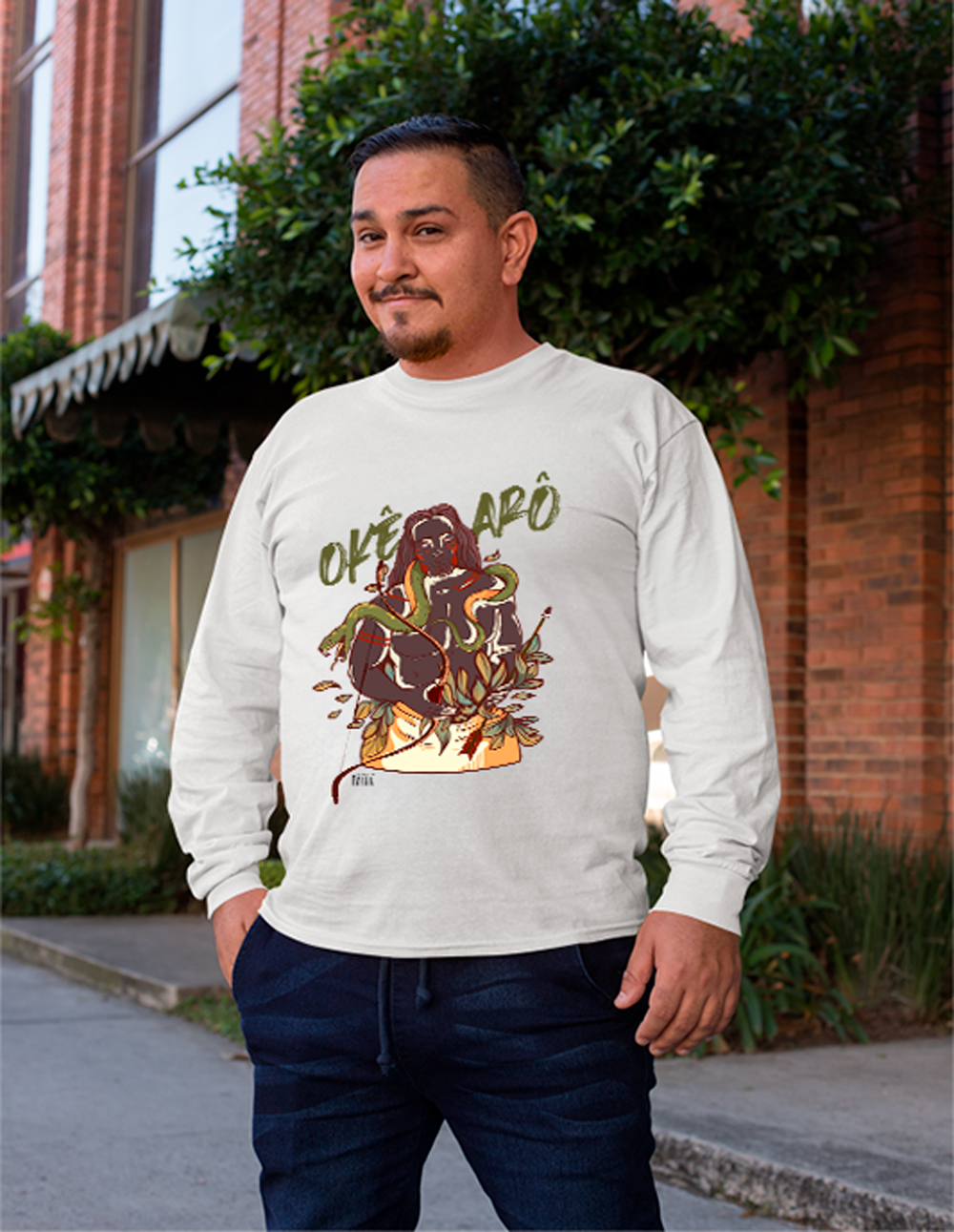 Nome do produto: Coleção Orixás & Entidades - Moletom Fechado Oxóssi