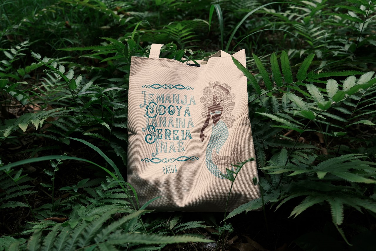 Nome do produto: Coleção Ponto Cantado - Ecobag Iemanjá