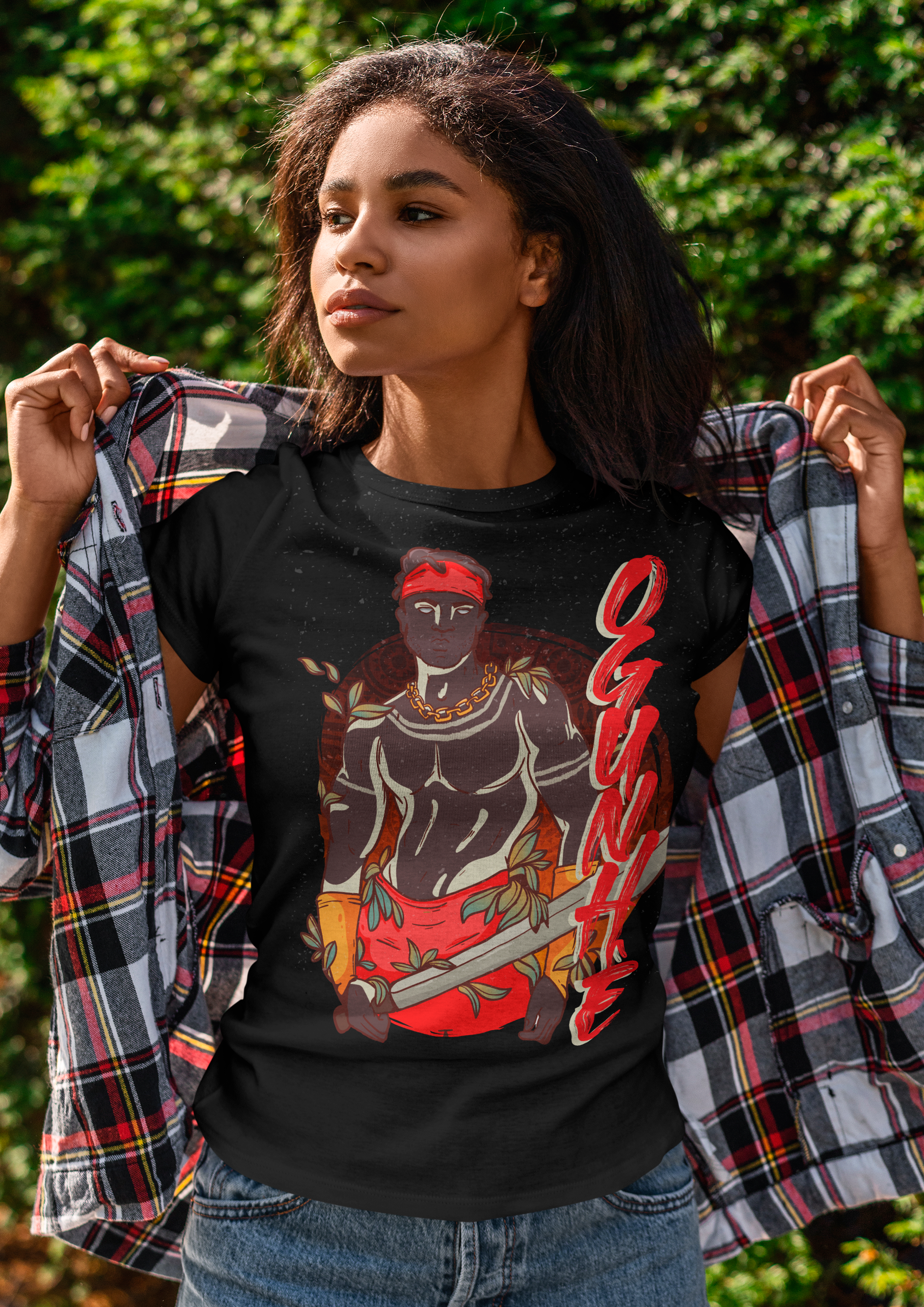 Nome do produto: Coleção Orixás & Entidades - Baby Long Frente Classic Ogum