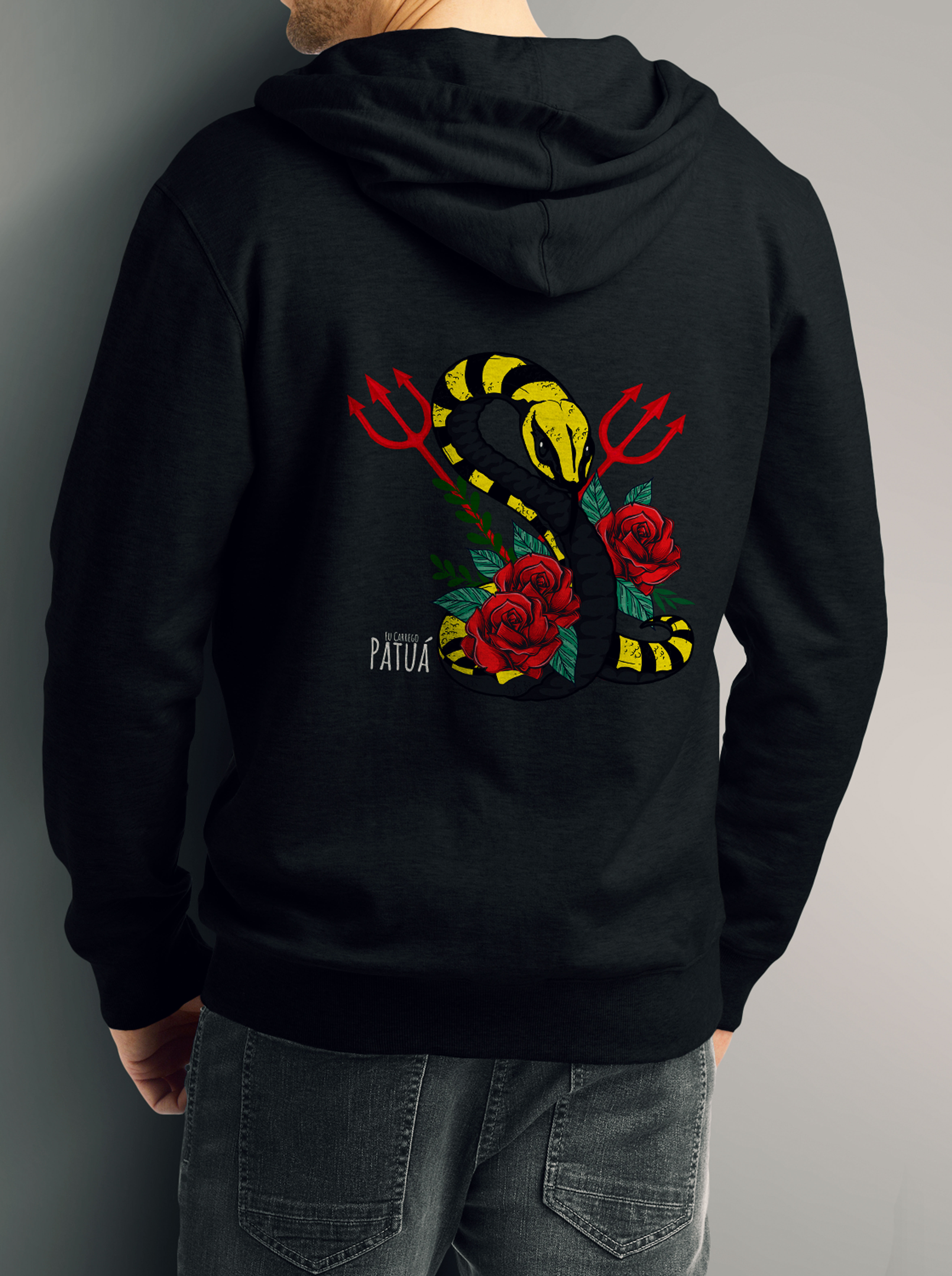 Nome do produto: Coleção Símbolos & Elementos - Moletom com Zíper Pombogira