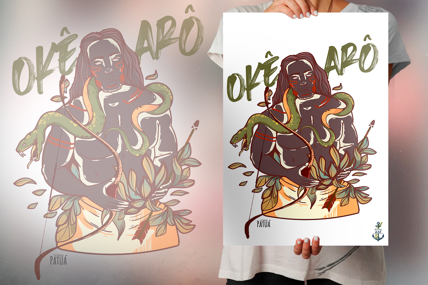 Nome do produto: Pôster Oxóssi