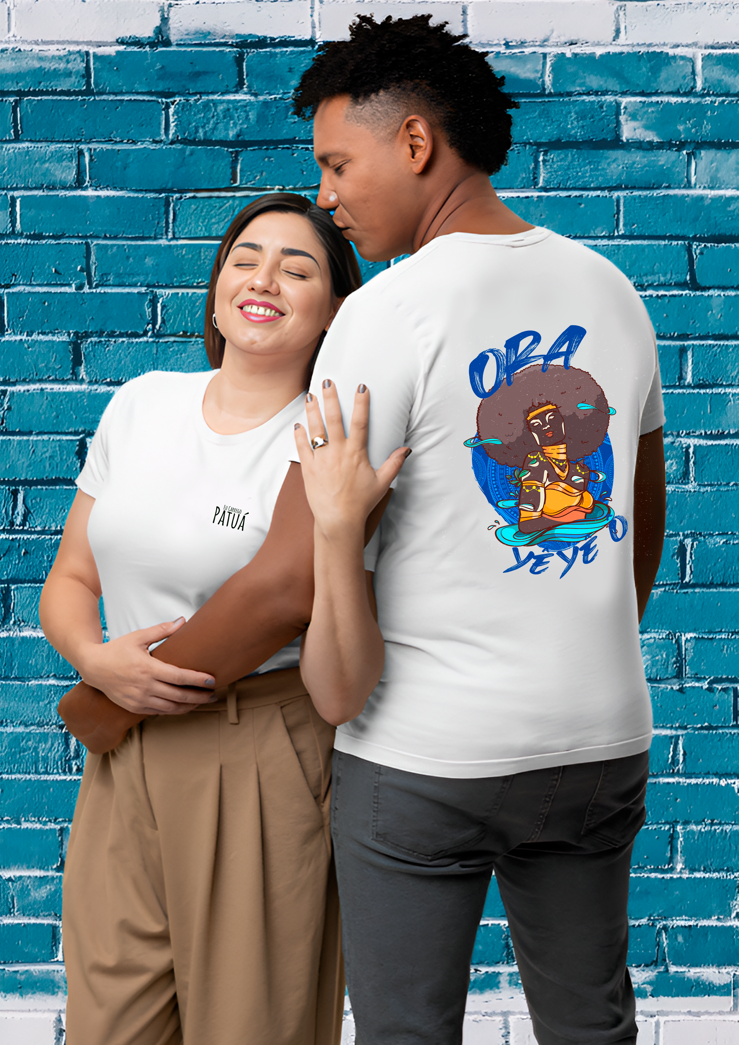 Nome do produto: Coleção Orixás & Entidades - T-Shirt Classic Frente & Verso Oxum