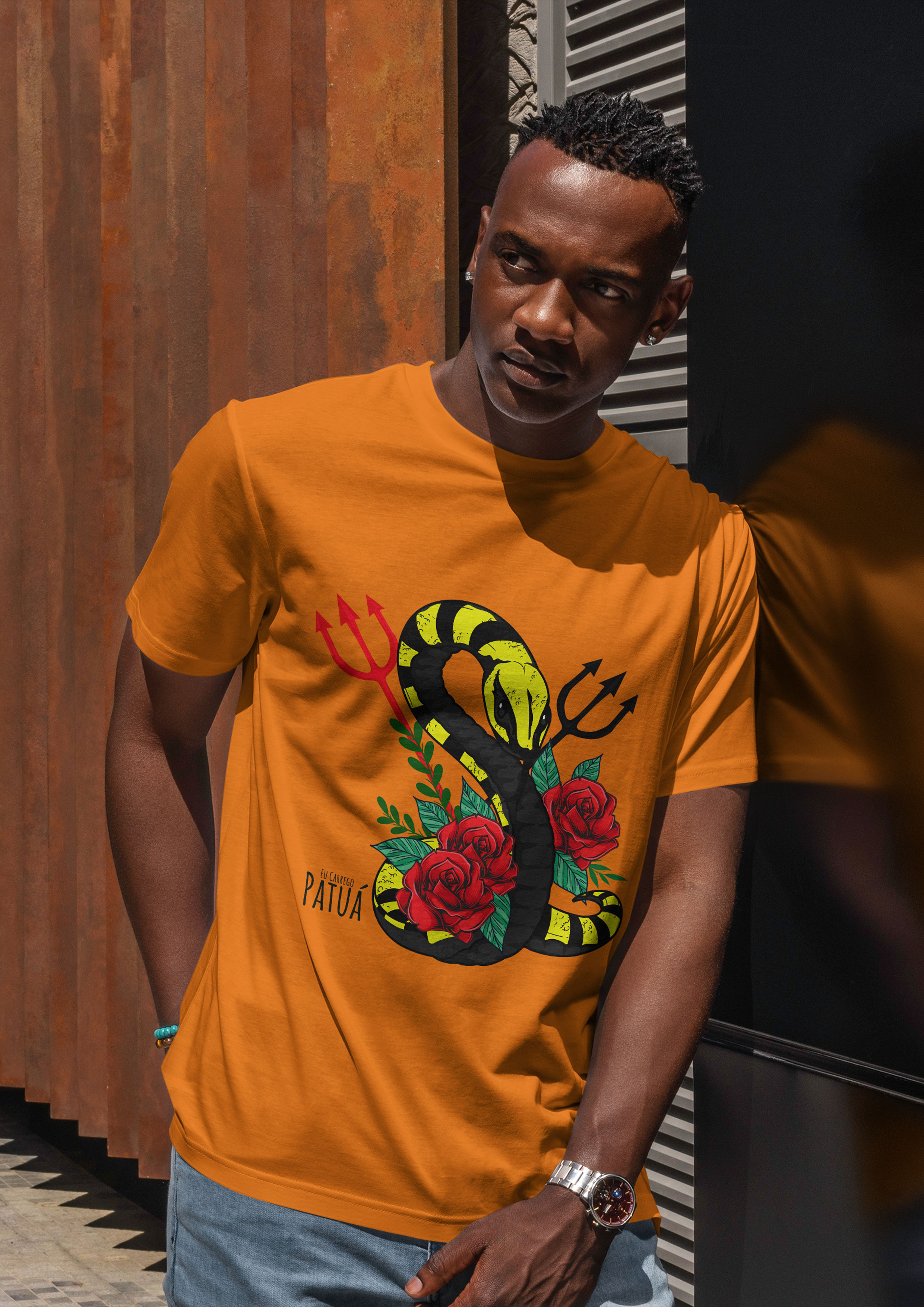 Nome do produto: Coleção Símbolos & Elementos - T-Shirt Classic Pombogira