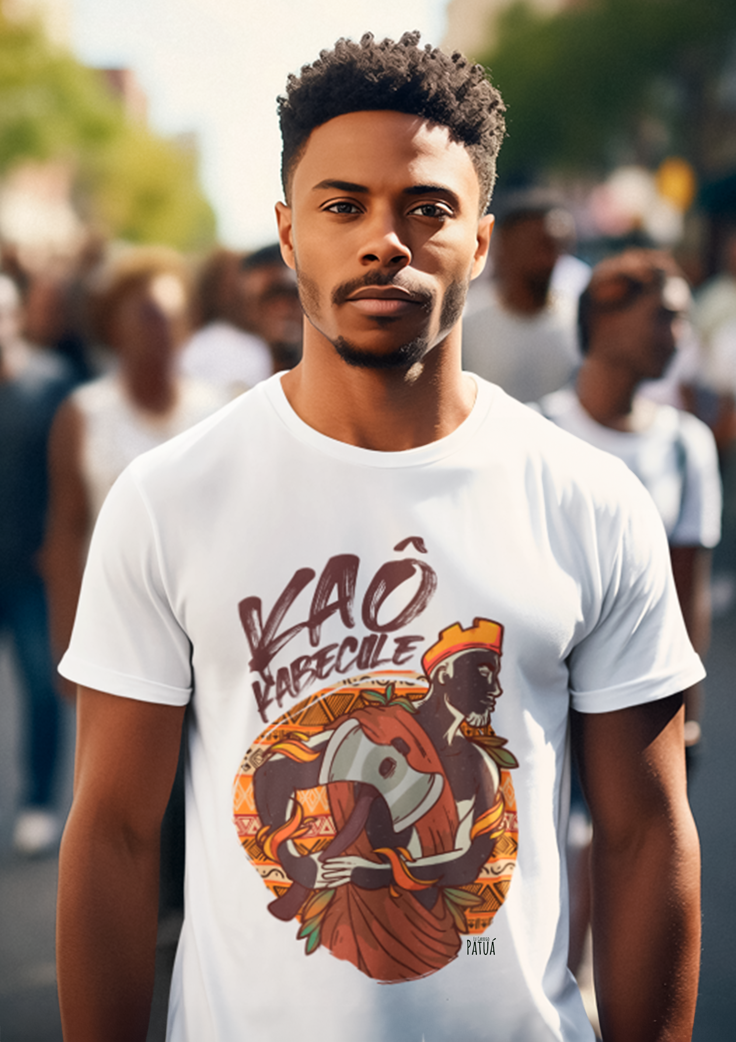 Nome do produto: Coleção Orixás & Entidades - T-Shirt Classic Frente & Verso Xangô