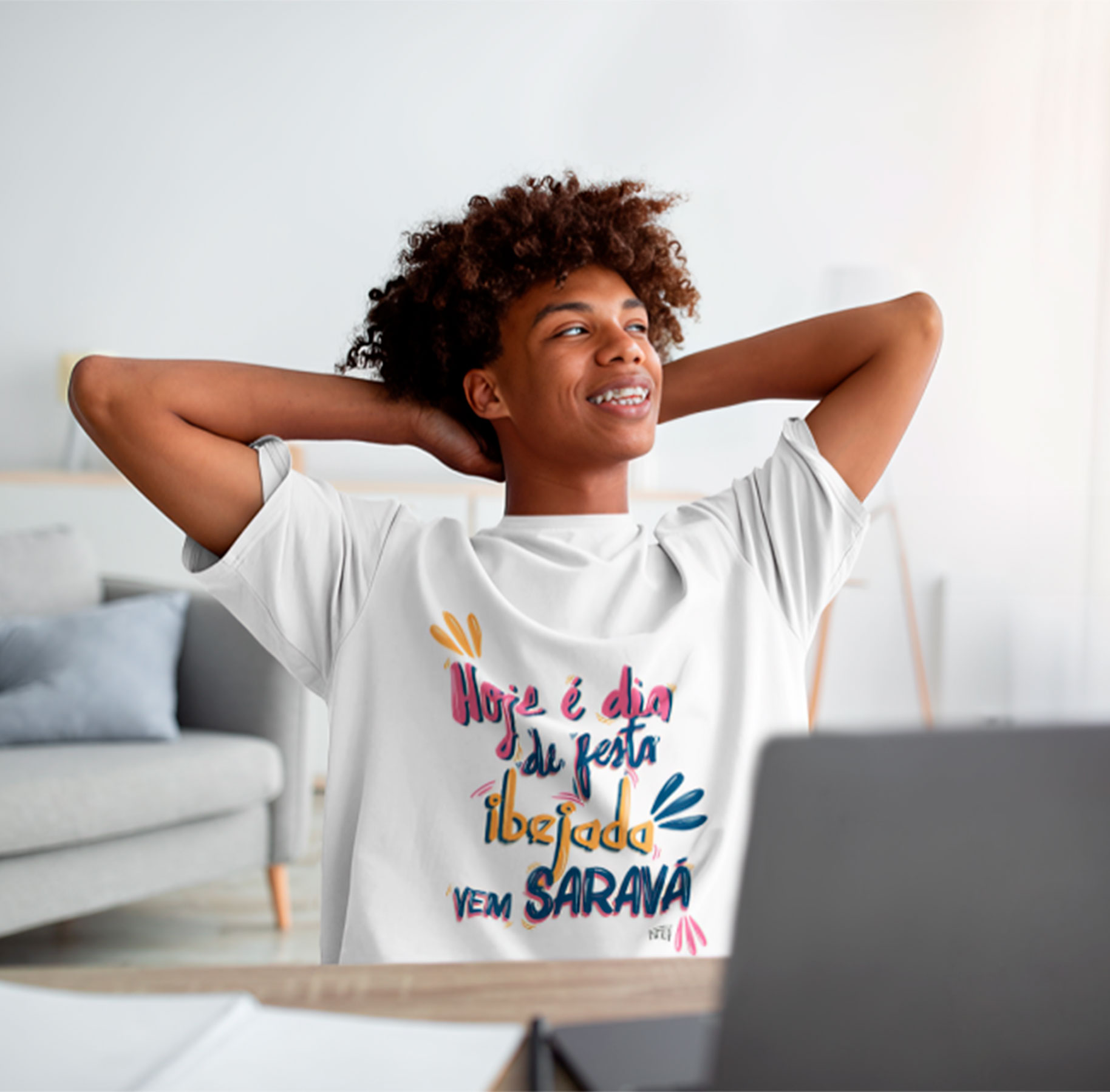 Nome do produto: Coleção Ponto Cantado - T-Shirt Classic Frente & Verso Ibejada