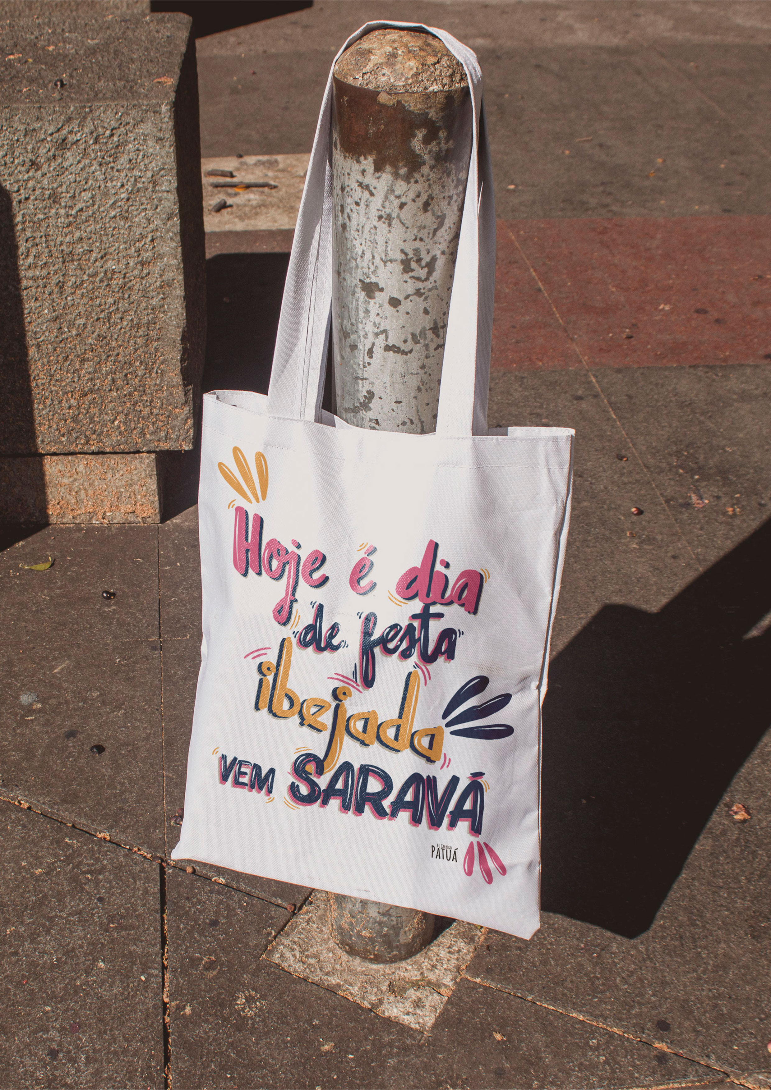 Nome do produto: Coleção Ponto Cantado - Ecobag Ibejada