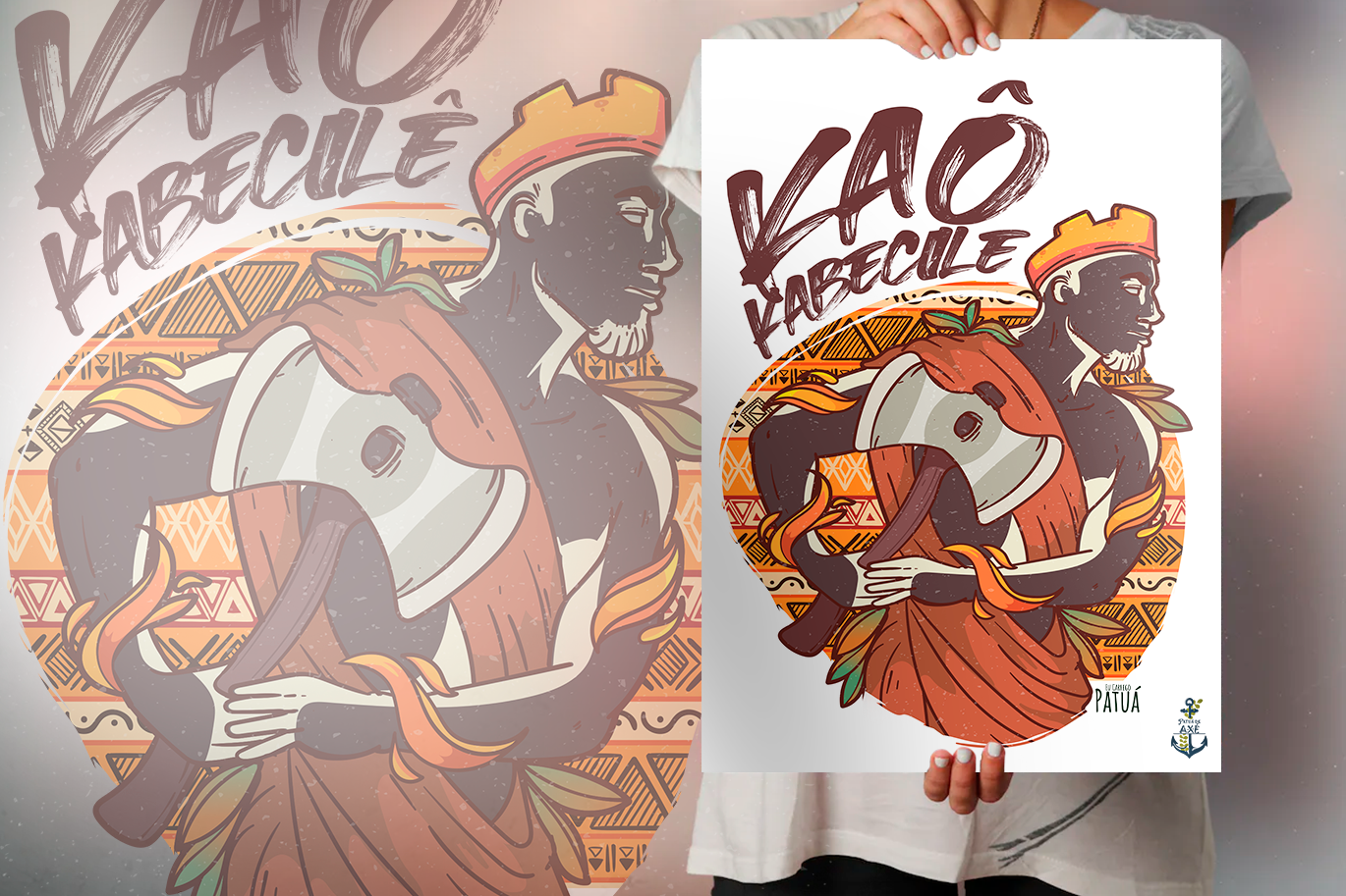 Nome do produto: Pôster Coleção Orixás & Entidades - Xangô