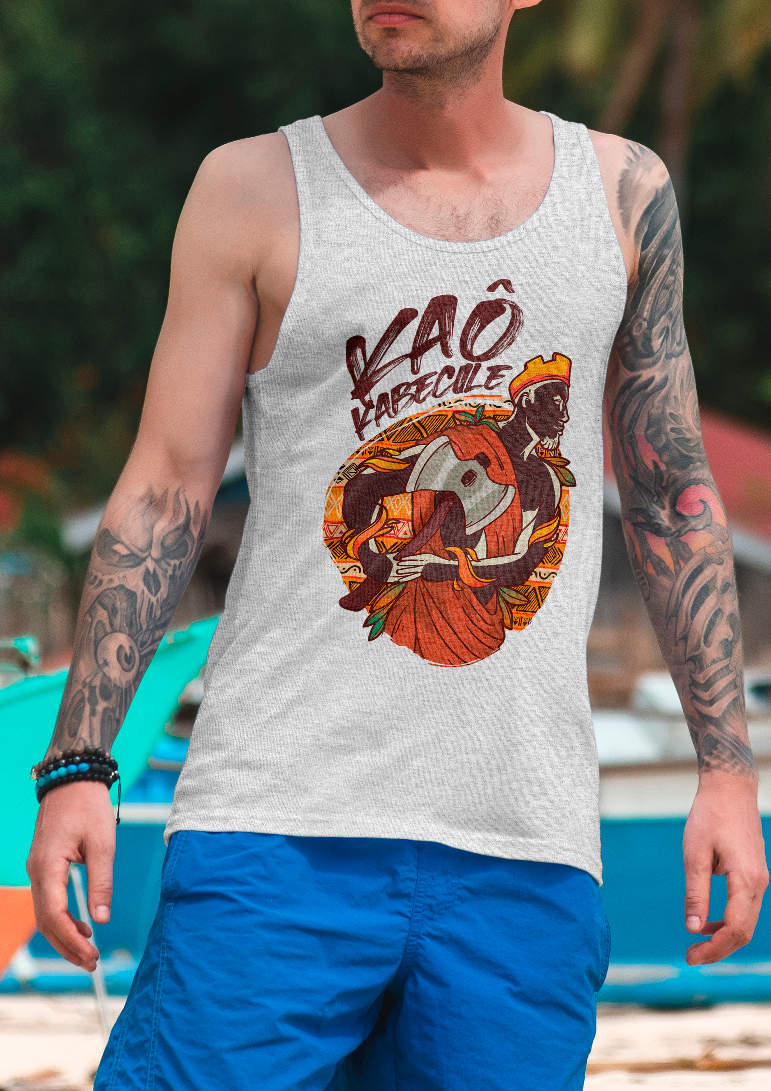 Nome do produto: Coleção Orixás & Entidades - Regata Xangô