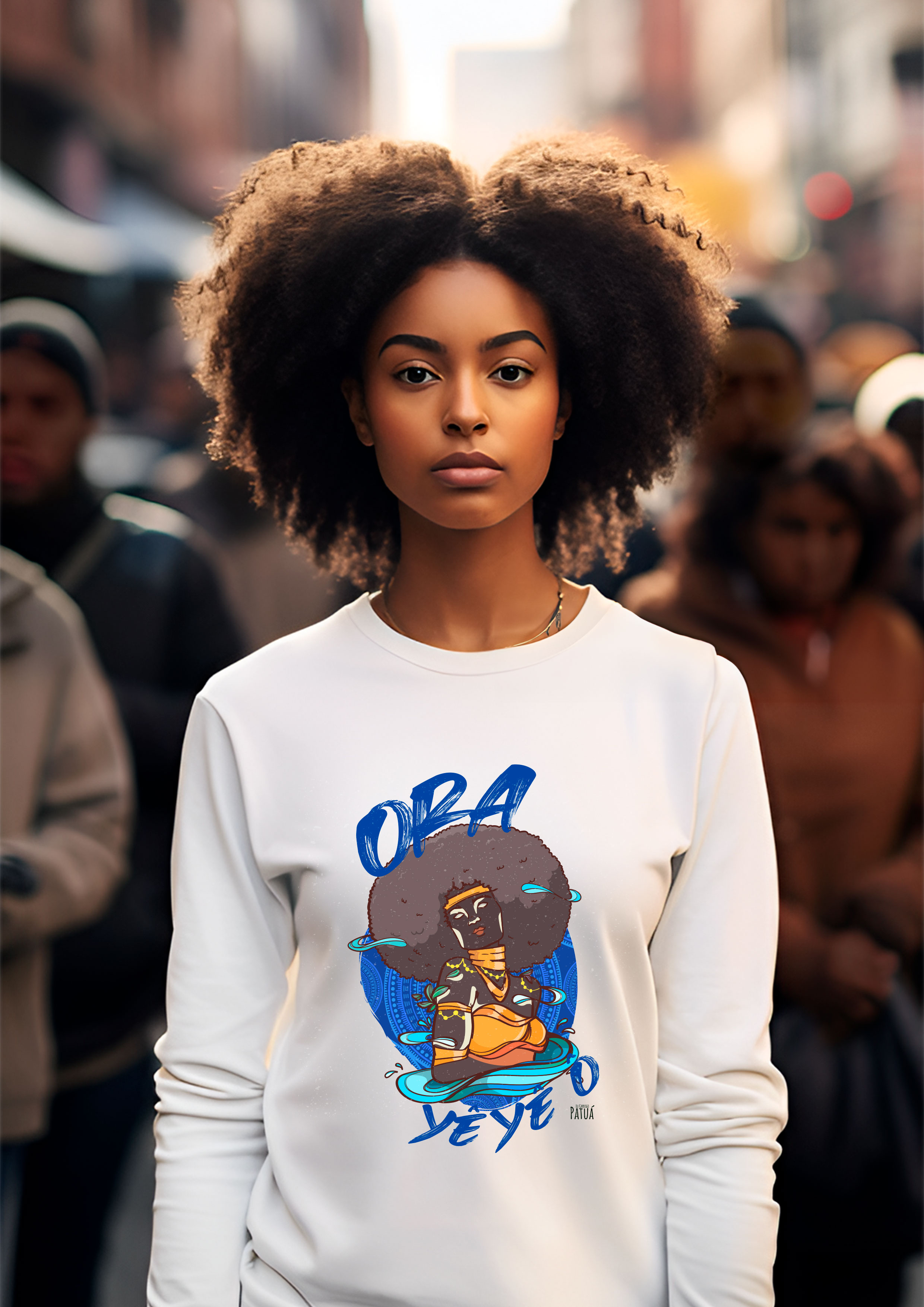 Nome do produto: Coleção Orixás & Entidades - Moletom Fechado Oxum