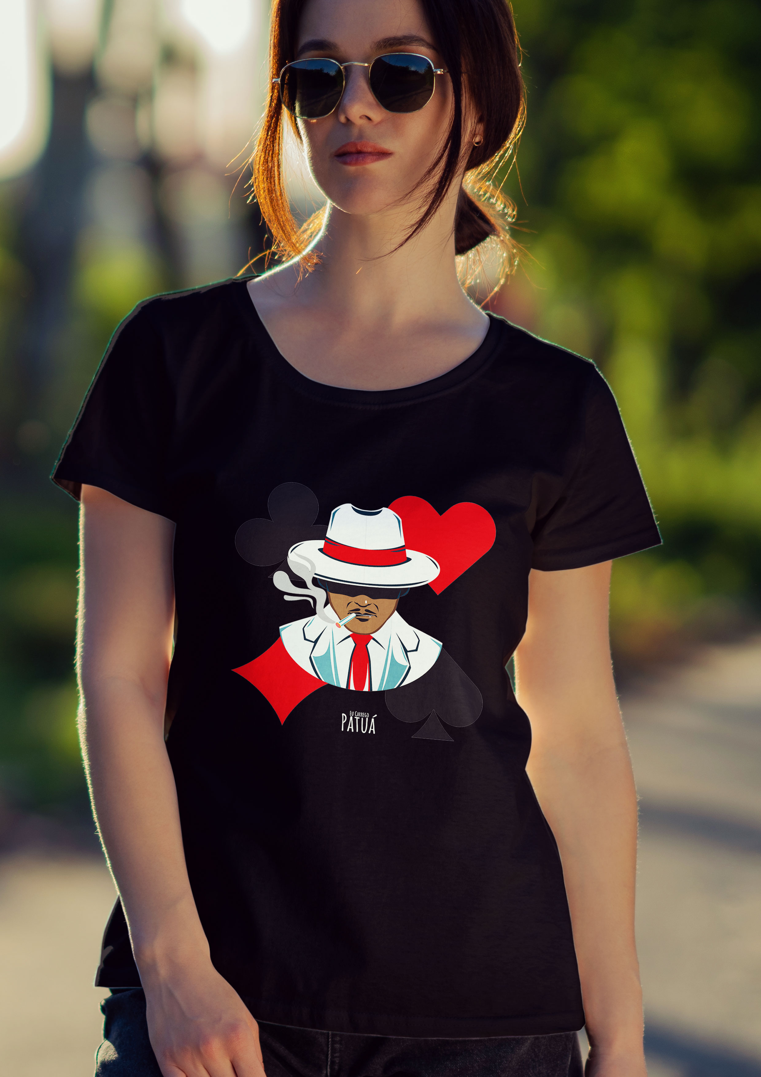 Nome do produto: Coleção Símbolos & Elementos - Baby Long Frente Classic Zé Pilintra