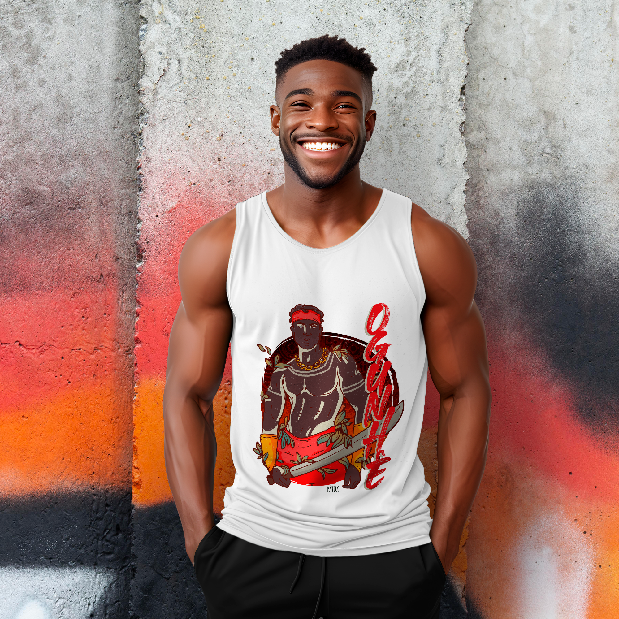 Nome do produto: Coleção Orixás & Entidades - Regata Ogum