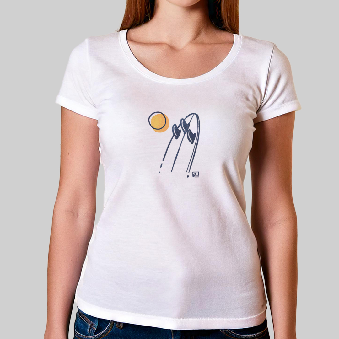 Nome do produto: Baby Long Prime - Triquilha ao Sol (Branca) - Essence Surf