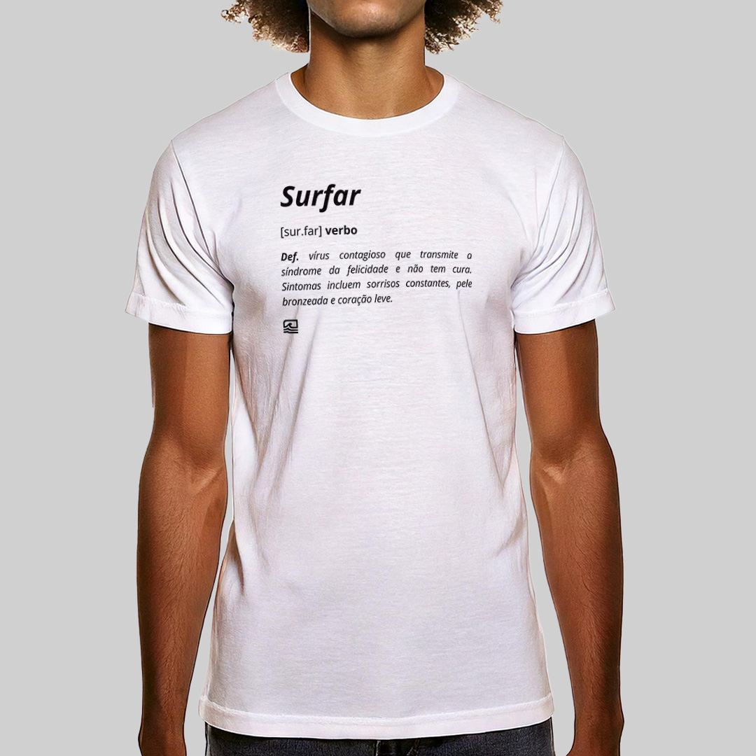 Nome do produto: Camiseta Prime - Surfar (Branca) - Essence Surf