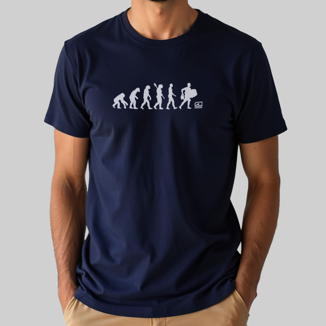 Nome do produto: Camiseta Prime - A Verdadeira Evolução Bodyboard (Cor) - Essence Surf