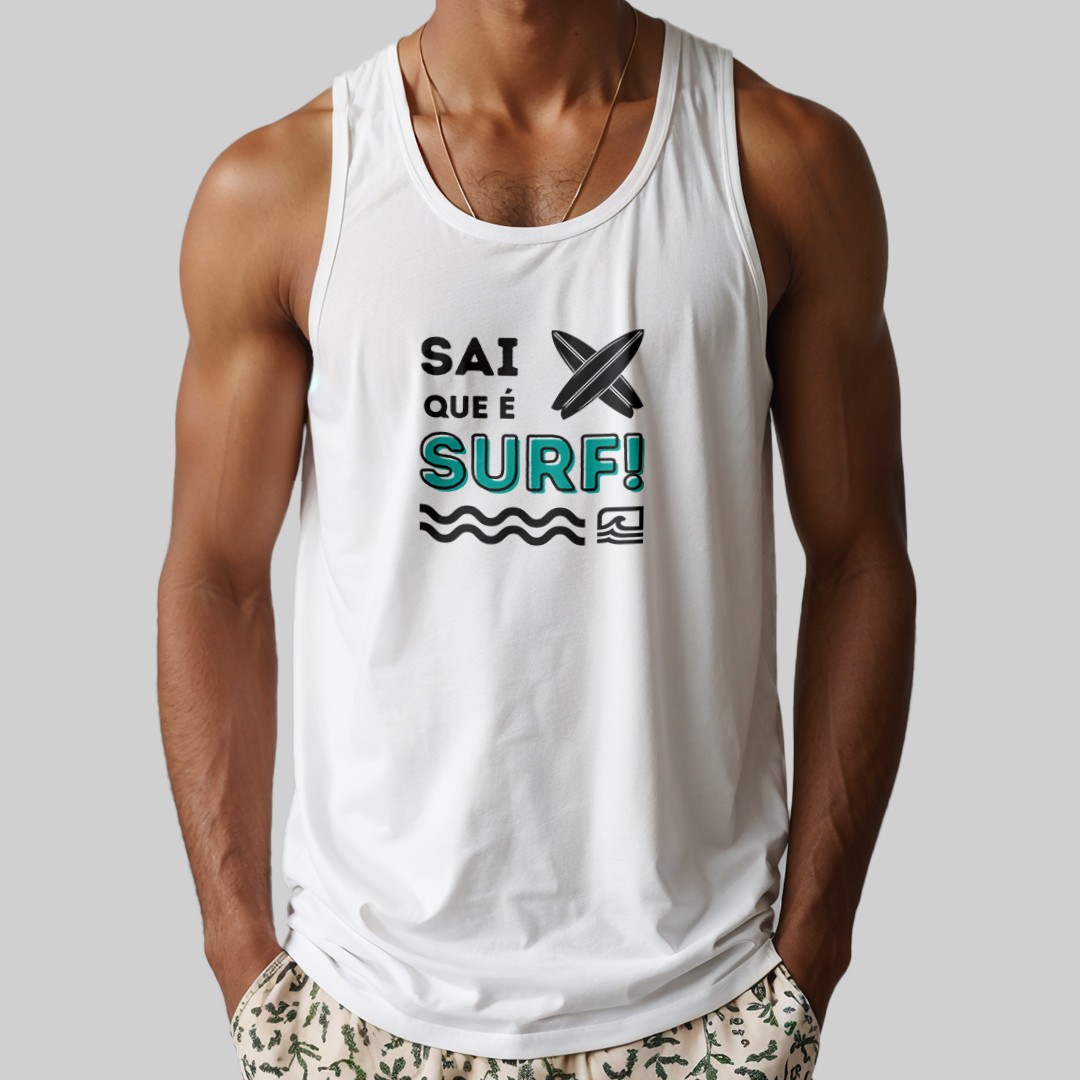 Nome do produto: Regata - Sai que é Surf - Essence Surf