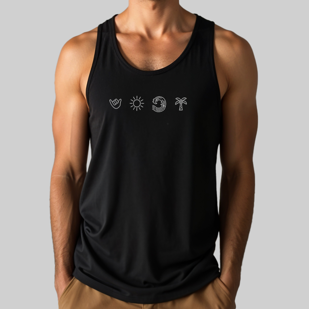 Nome do produto: Regata - Vibe Surfista (preto) - Essence Surf